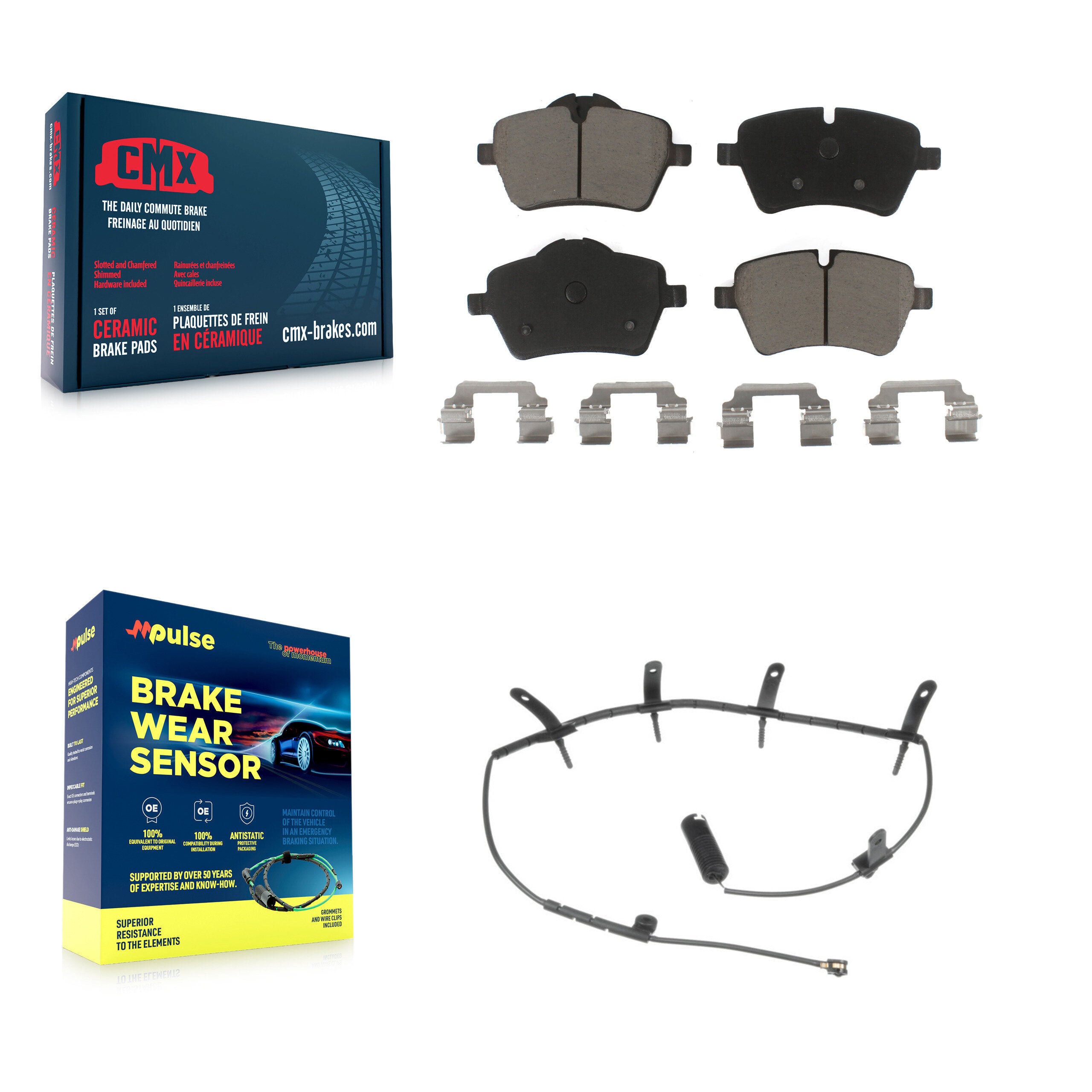 CMX KCW-100467 Disc Brake Pad for 2002-2008 Mini Cooper - Front product image