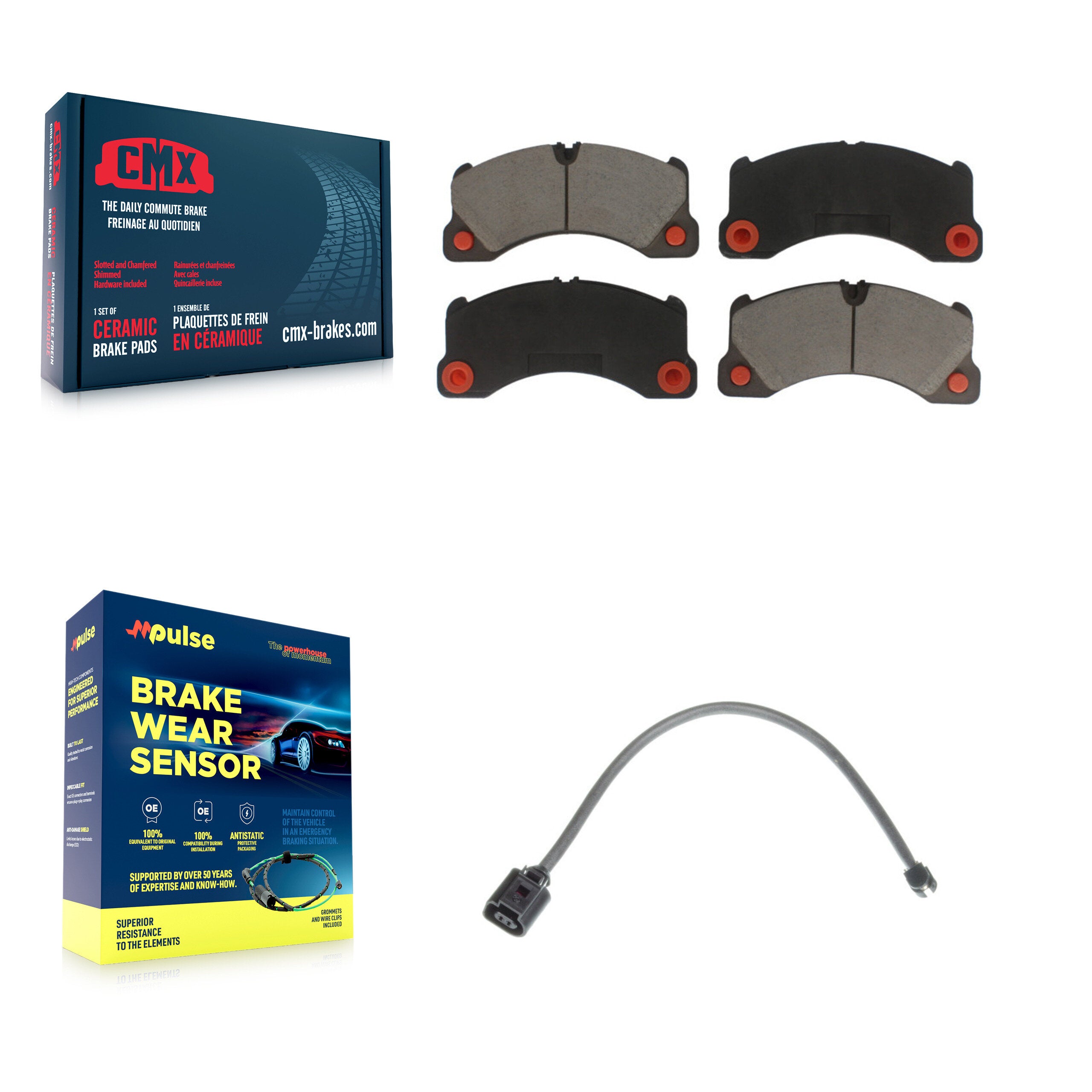 CMX KCW-100472 Disc Brake Pad for 2013-2017 Volkswagen Touareg - Front product image