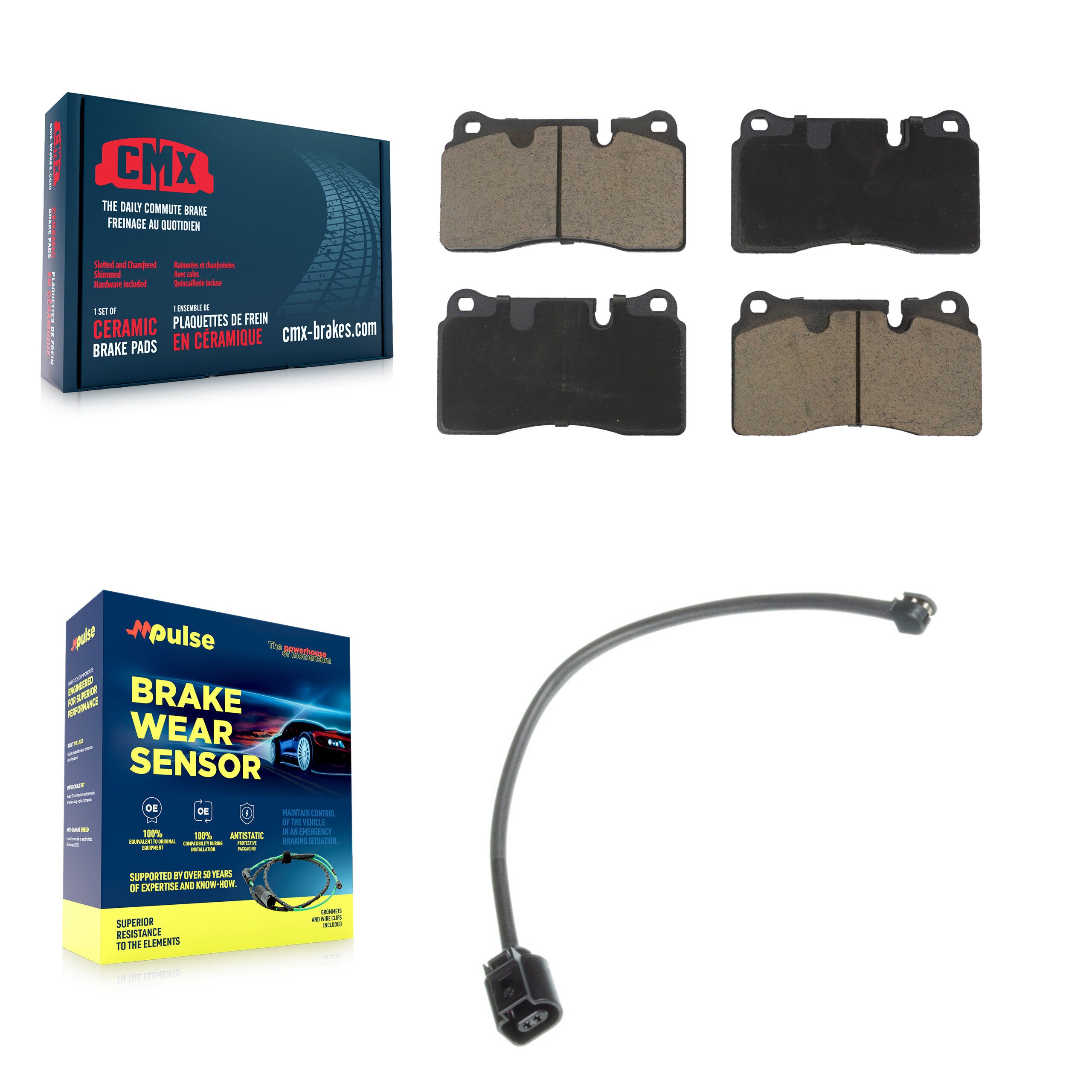 CMX KCW-100473 Disc Brake Pad for 2011-2014 Volkswagen Touareg - Front product image