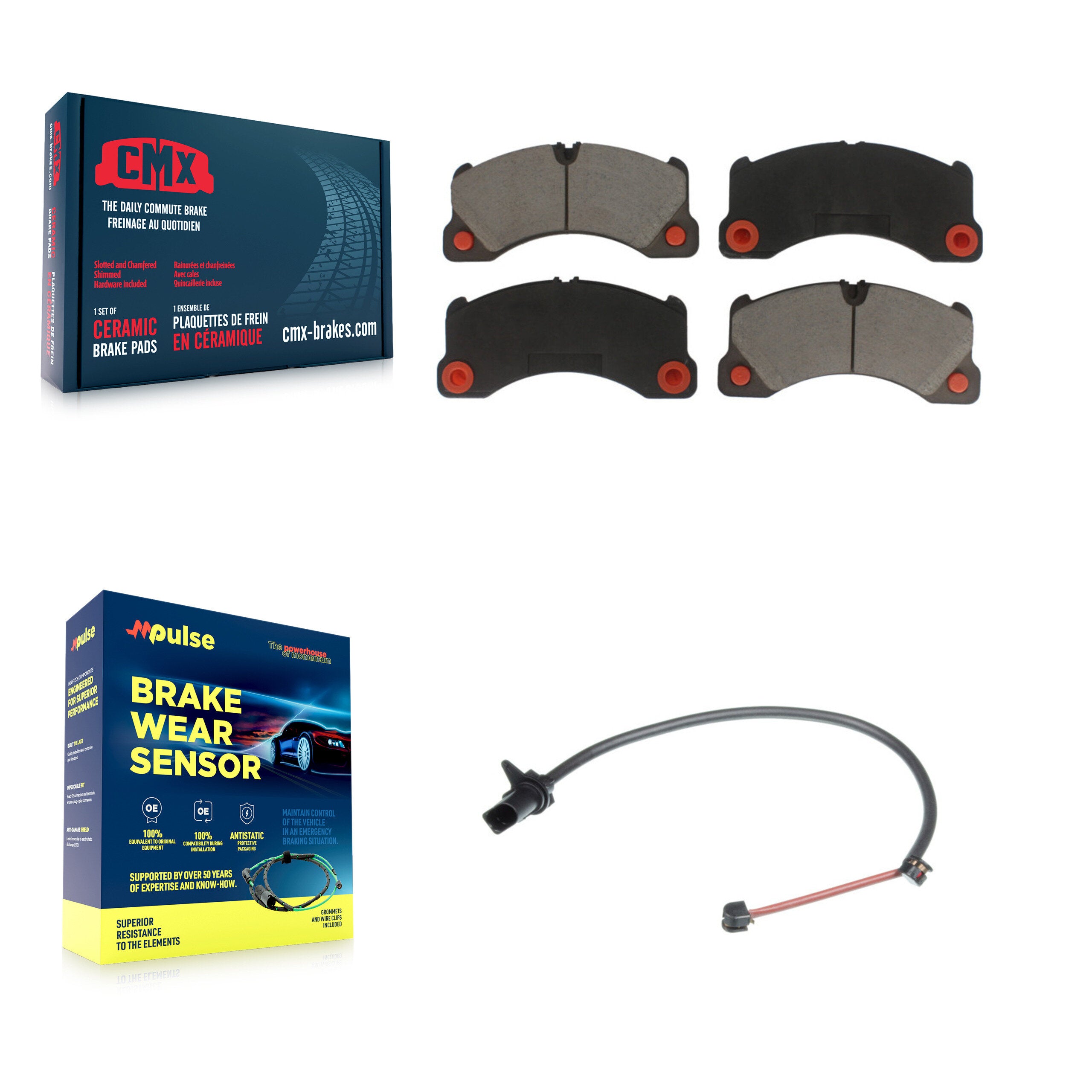 CMX KCW-100475 Disc Brake Pad for 2015-2020 Porsche Macan - Front product image