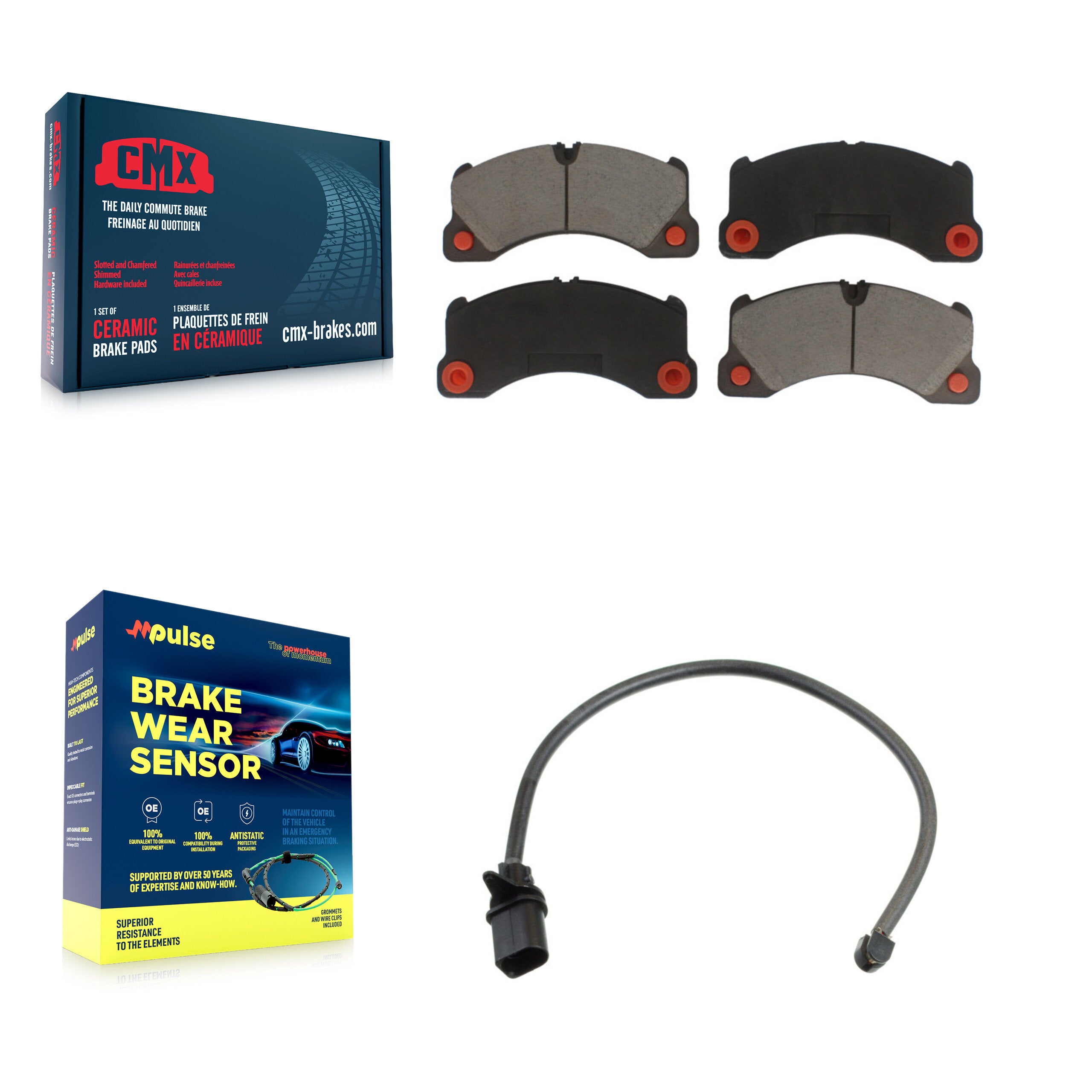 CMX KCW-100479 Disc Brake Pad for 2015-2018 Porsche Macan - Front product image