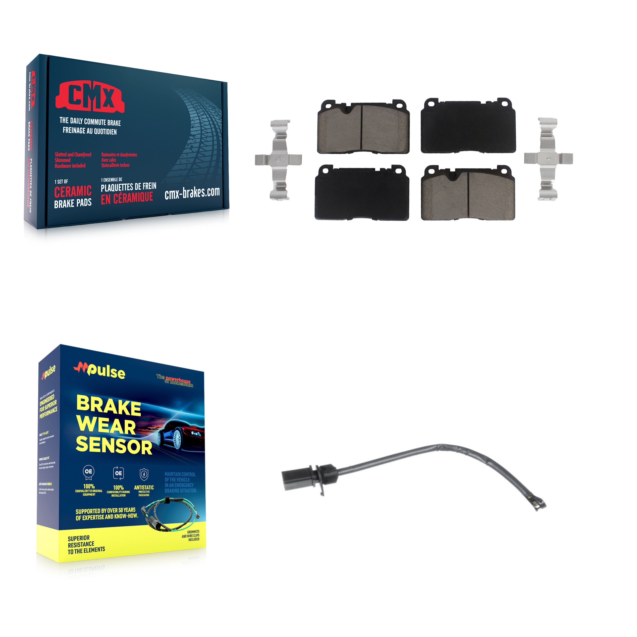 CMX KCW-100483 Disc Brake Pad for 2014-2017 Audi Q5 - Front product image