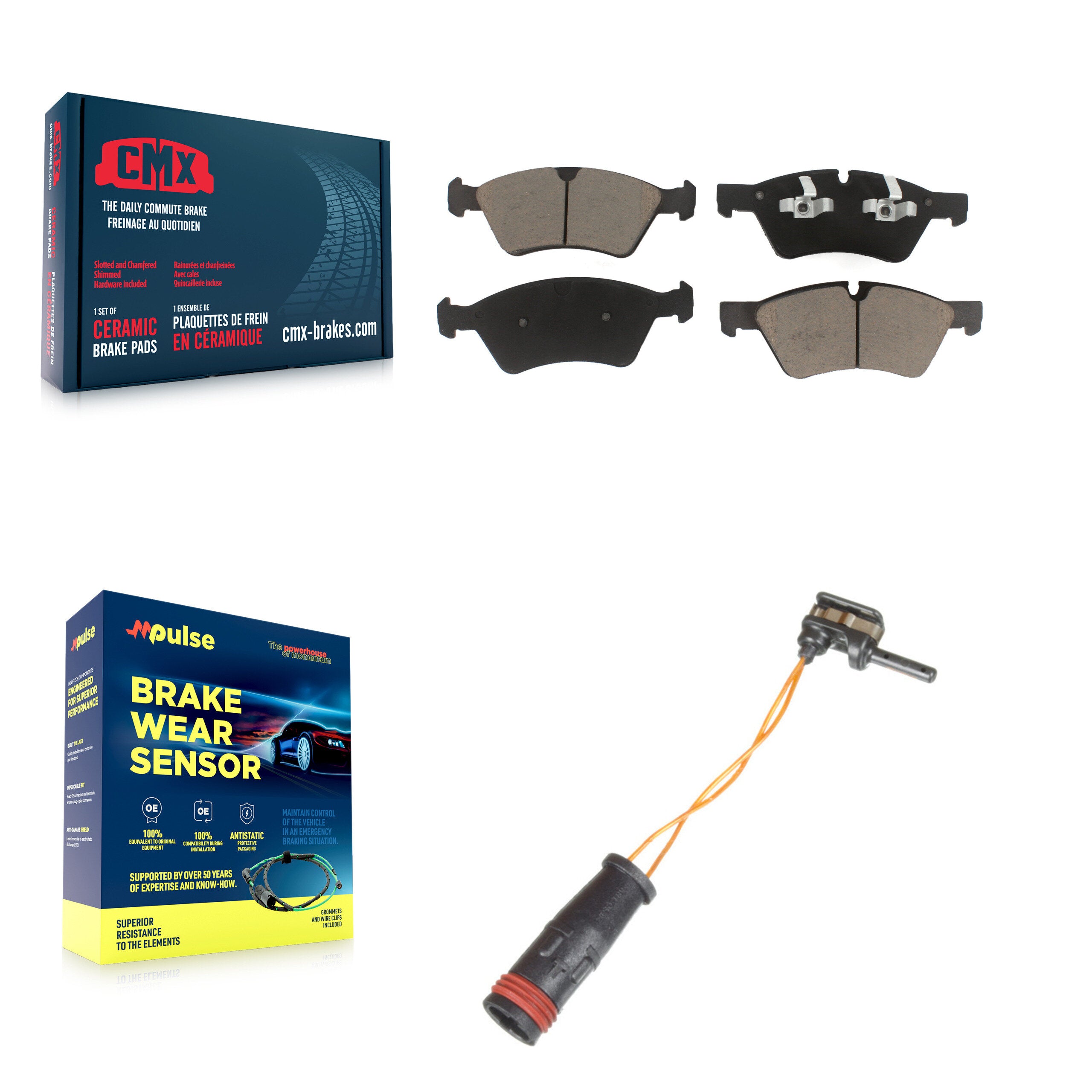 CMX KCW-100488 Disc Brake Pad for 2006-2009 Mercedes-Benz E350 - Front product image