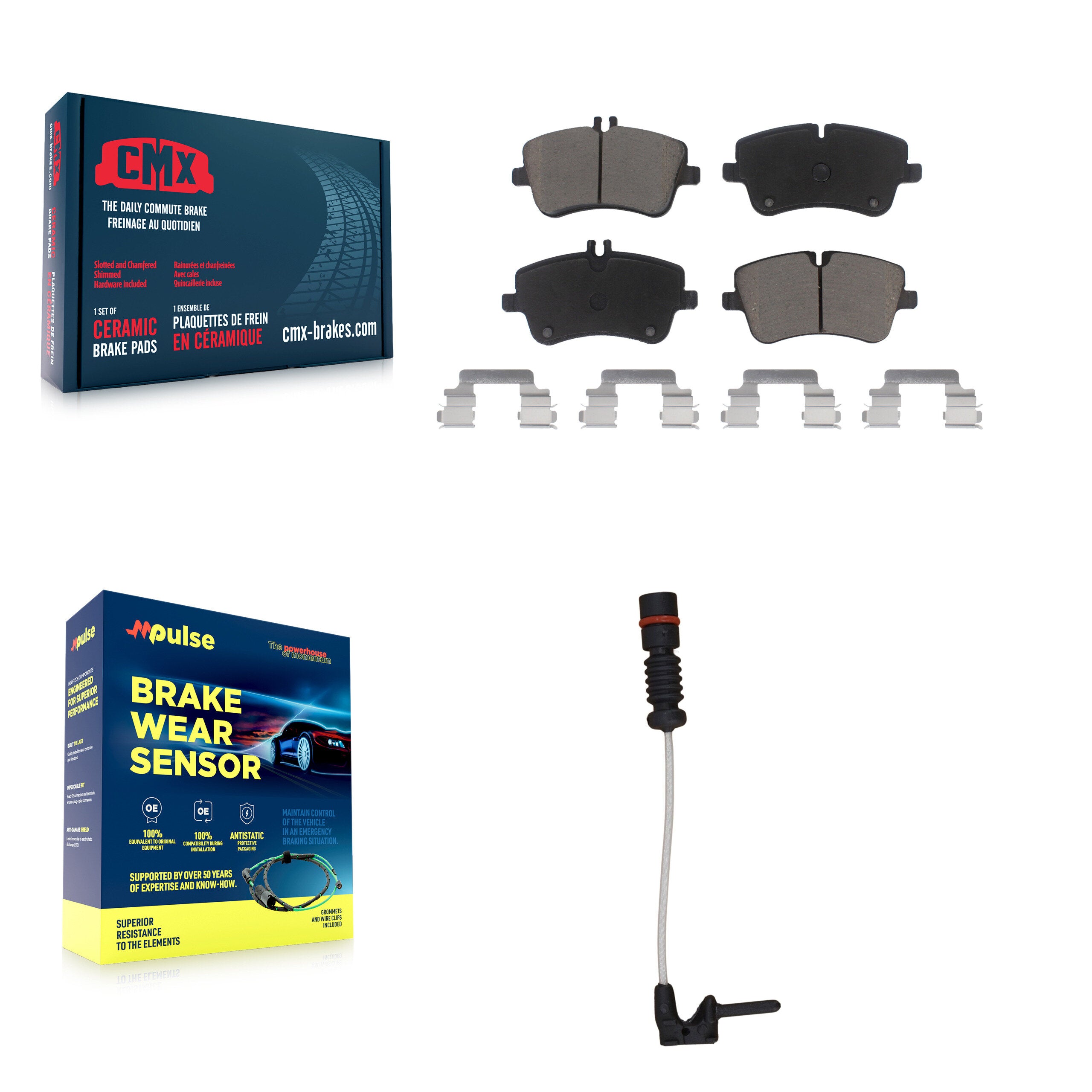 CMX KCW-100489 Disc Brake Pad for 2003 Mercedes-Benz CLK320 - Front product image