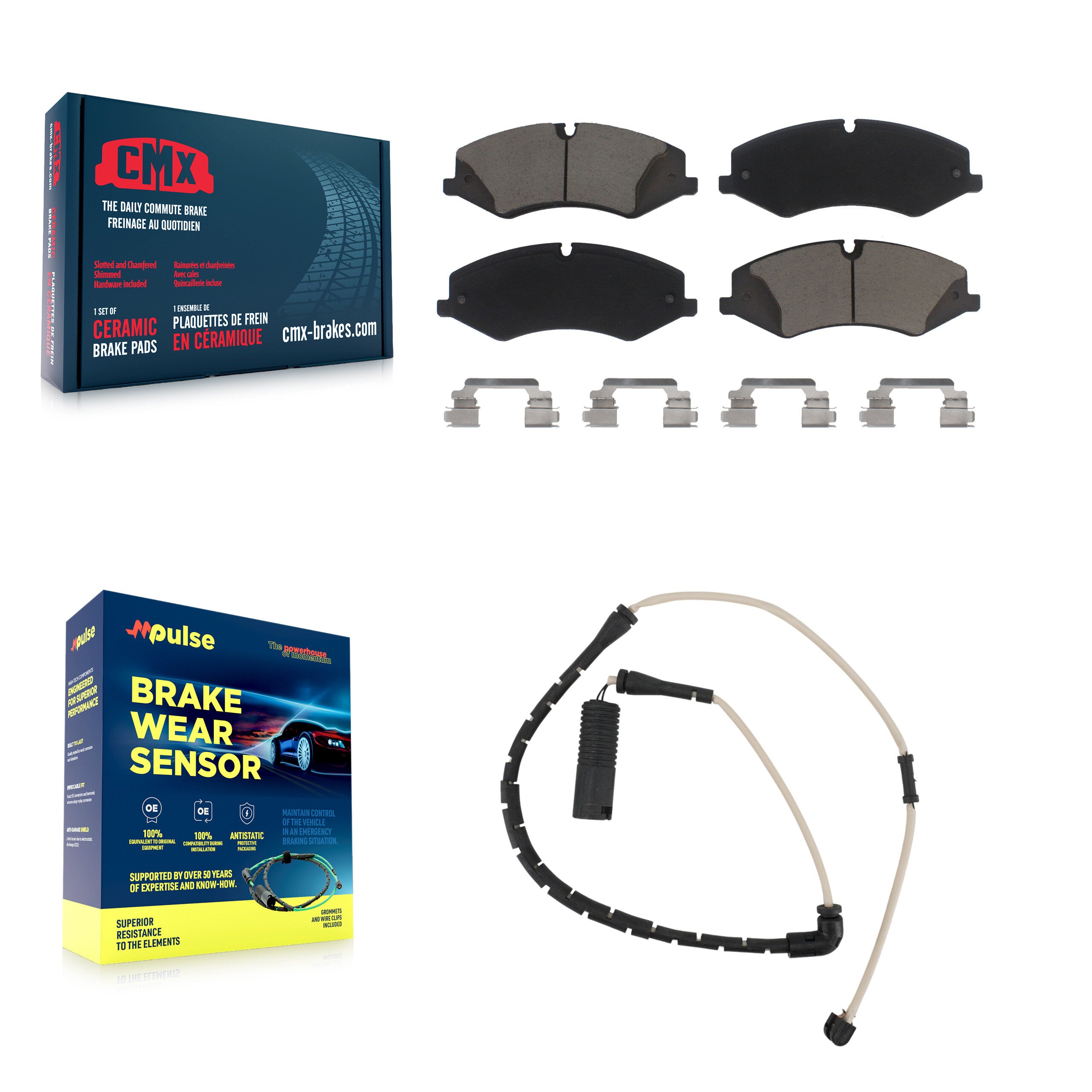 CMX KCW-100493 Disc Brake Pad for 2010-2012 Land Rover Range Rover - Front product image