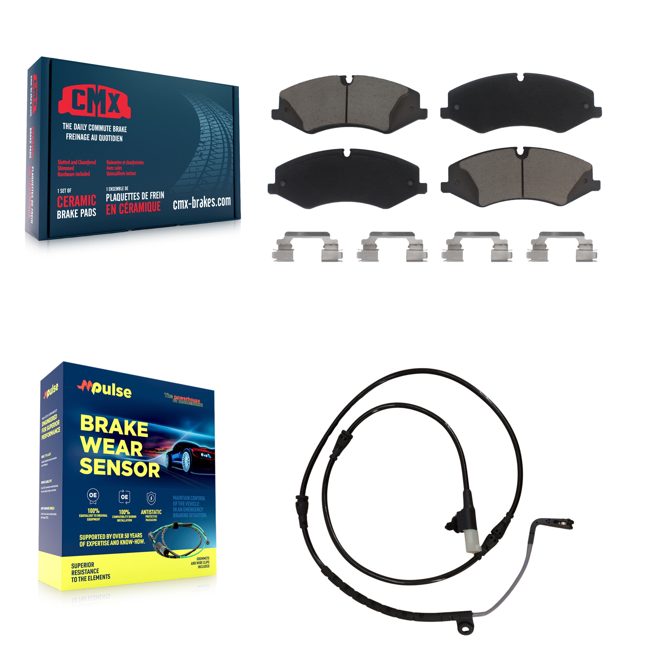 CMX KCW-100495 Disc Brake Pad for 2010-2013 Land Rover Range Rover Sport - Front product image