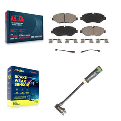 CMX KCW-100500 Disc Brake Pad for 2007-2023 Mercedes-Benz Metris, Mercedes-Benz Sprinter 2500, Dodge Sprinter 2500 & more - Front product image