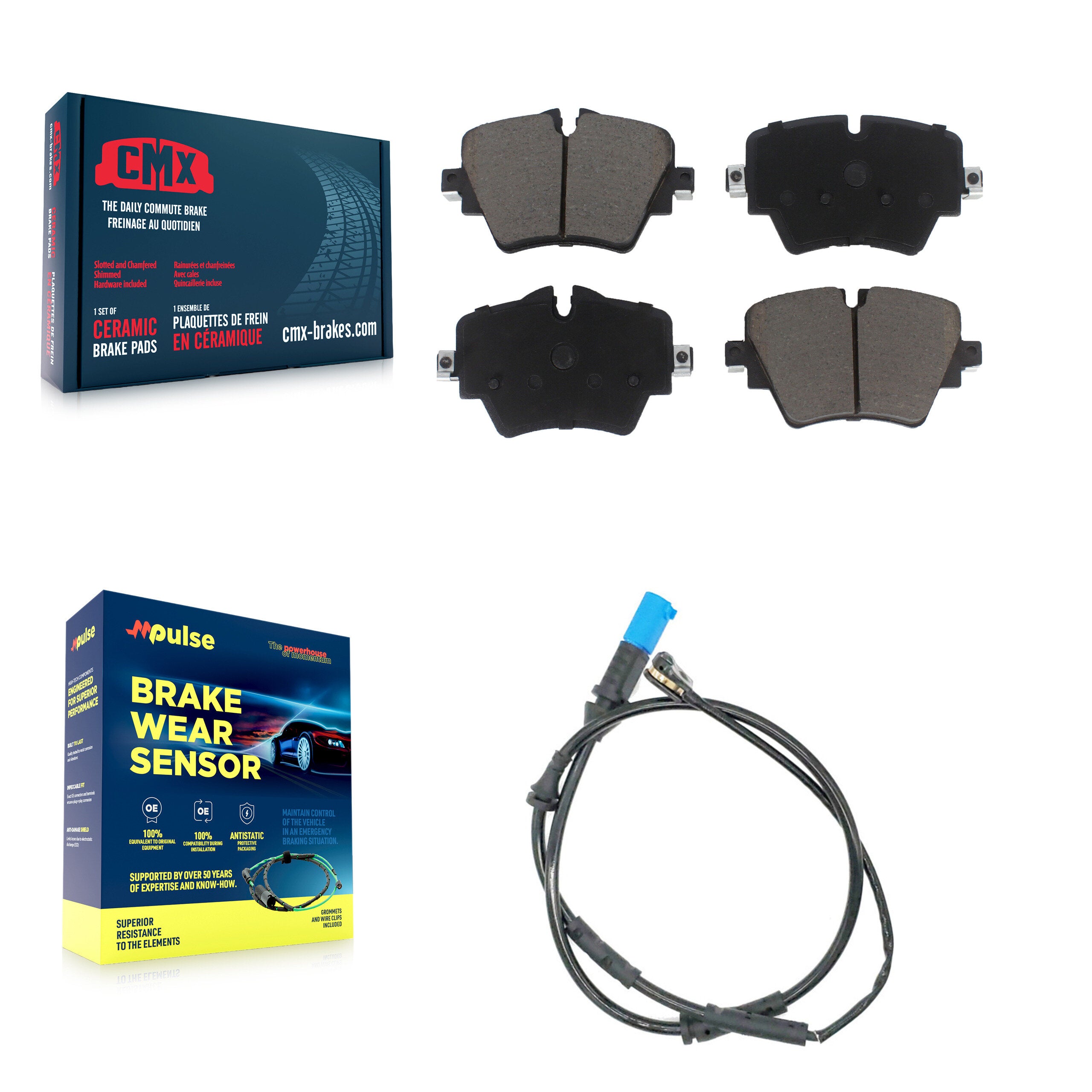 CMX KCW-100506 Disc Brake Pad for 2018-2021 BMW X3, BMW X4 - Front product image