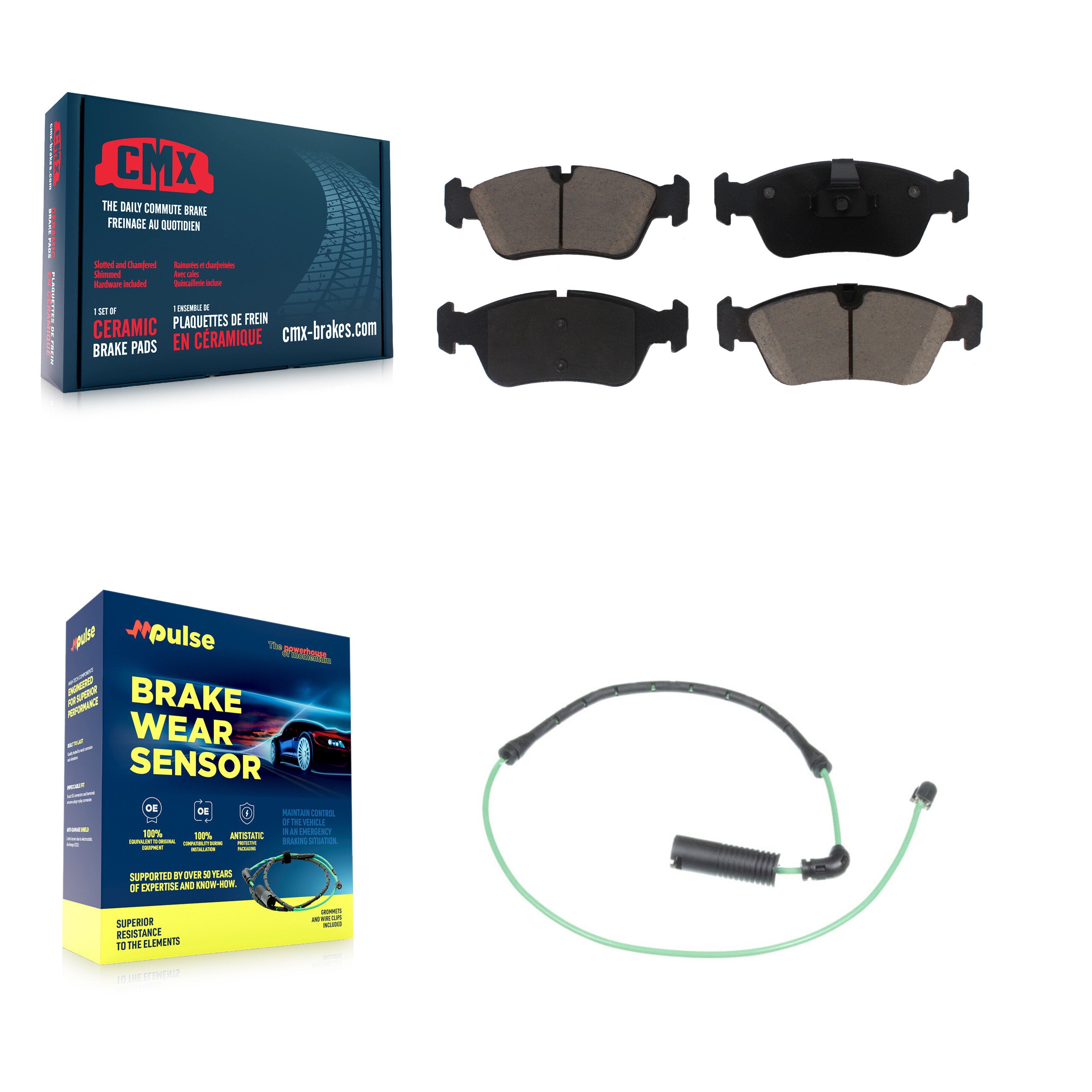 CMX KCW-100513 Disc Brake Pad for 2001-2005 BMW 325xi - Front product image