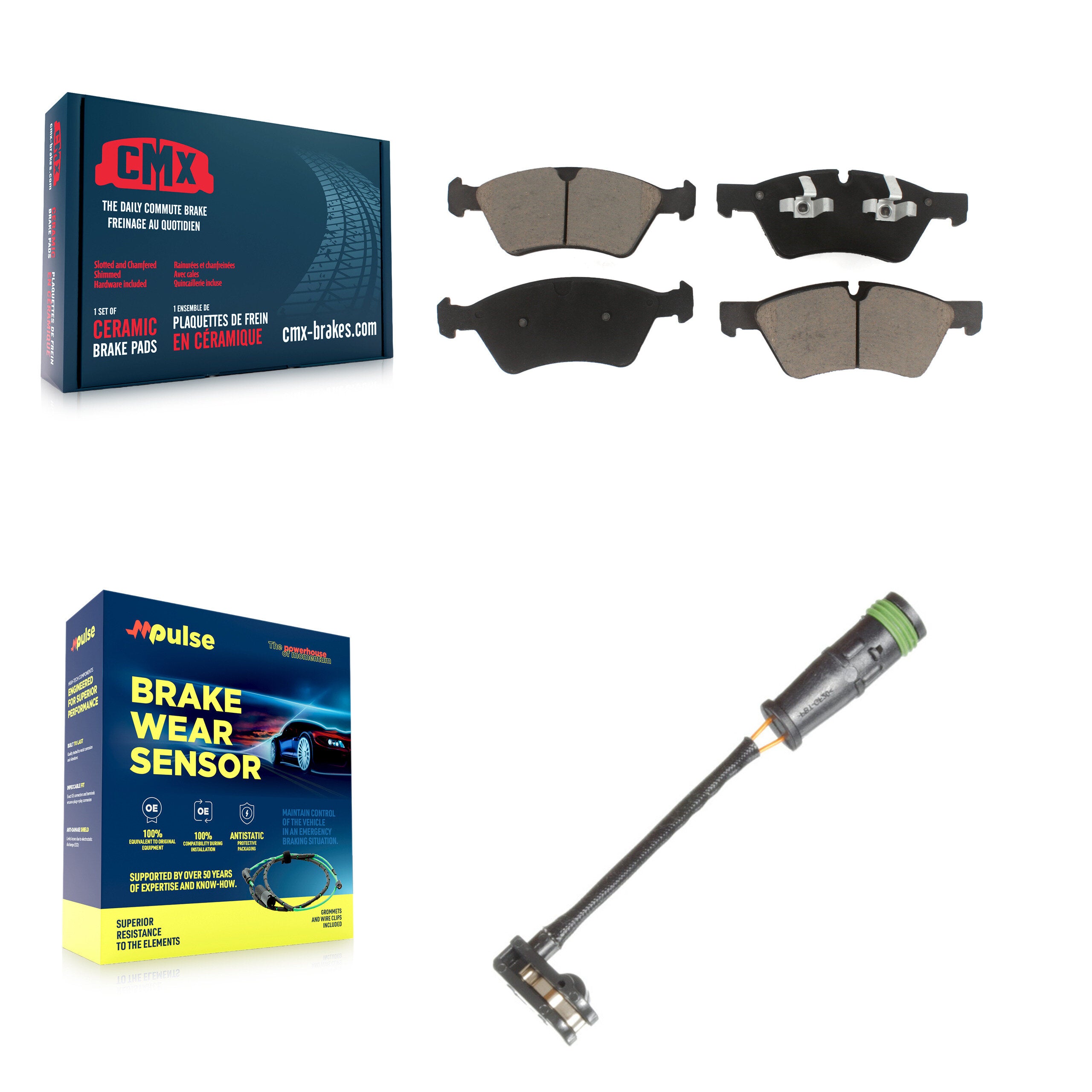 CMX KCW-100520 Disc Brake Pad for 2007-2009 Mercedes-Benz E550 - Front product image
