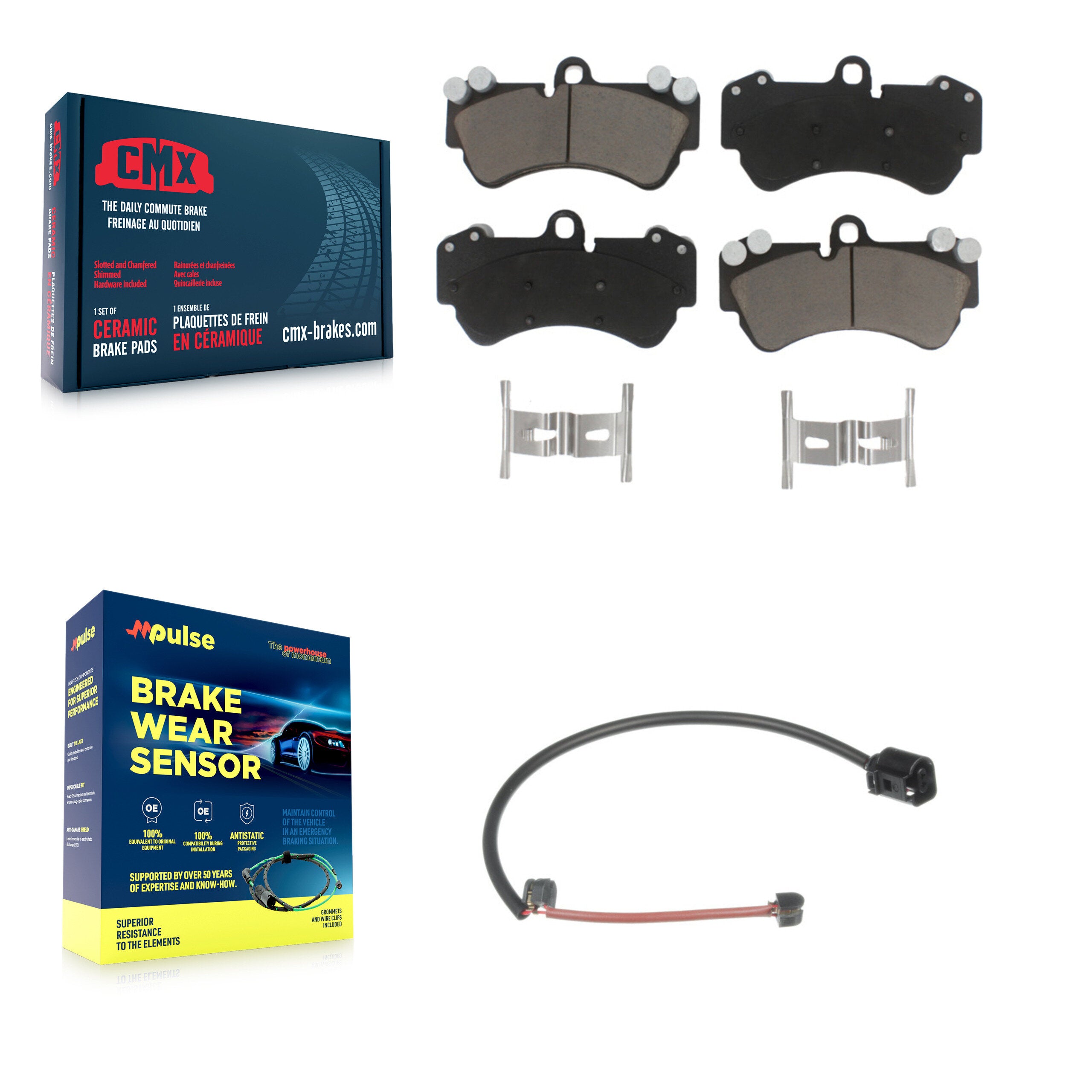 CMX KCW-100522 Disc Brake Pad for 2008-2010 Porsche Cayenne - Front product image