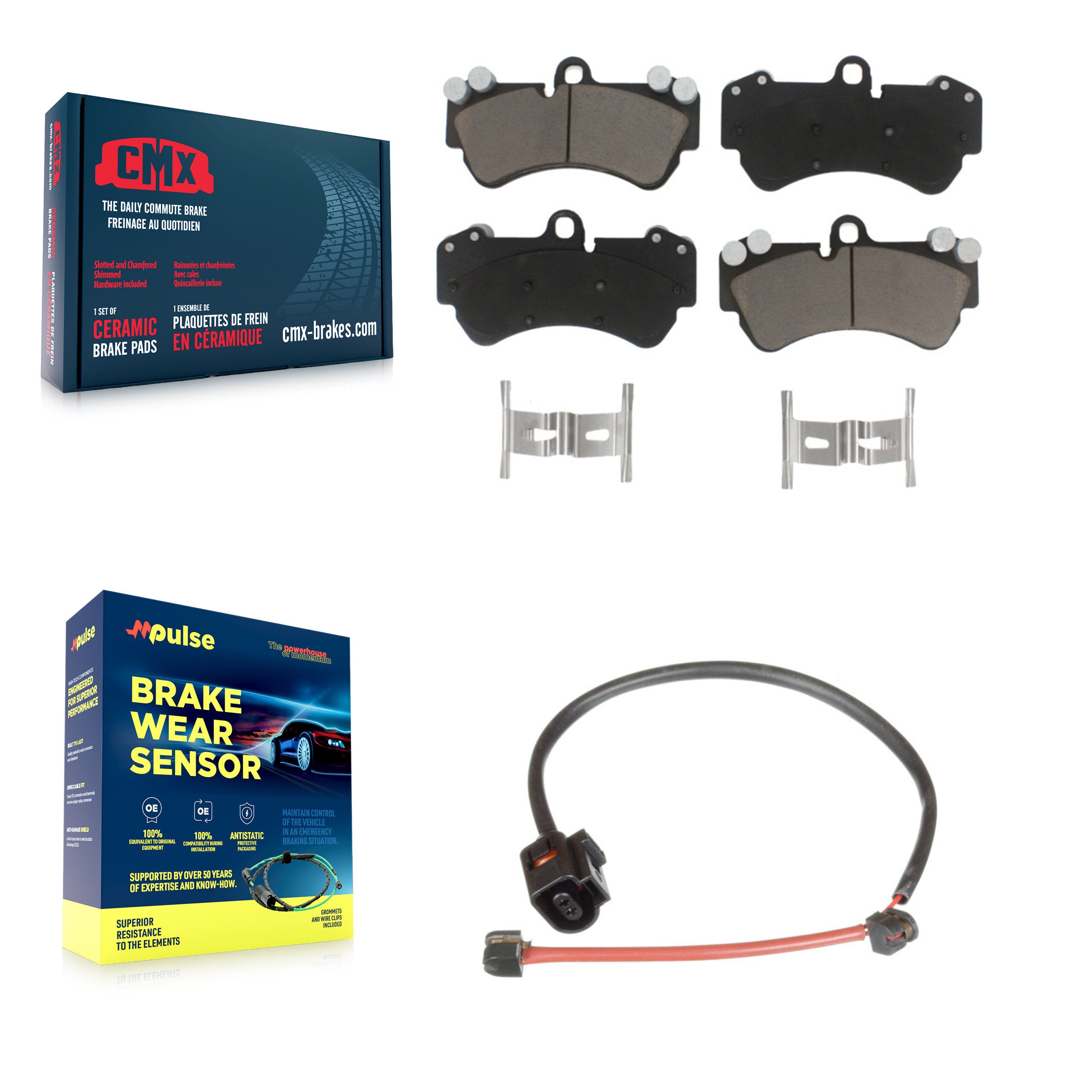 CMX KCW-100525 Disc Brake Pad for 2005-2010 Porsche Cayenne - Front product image