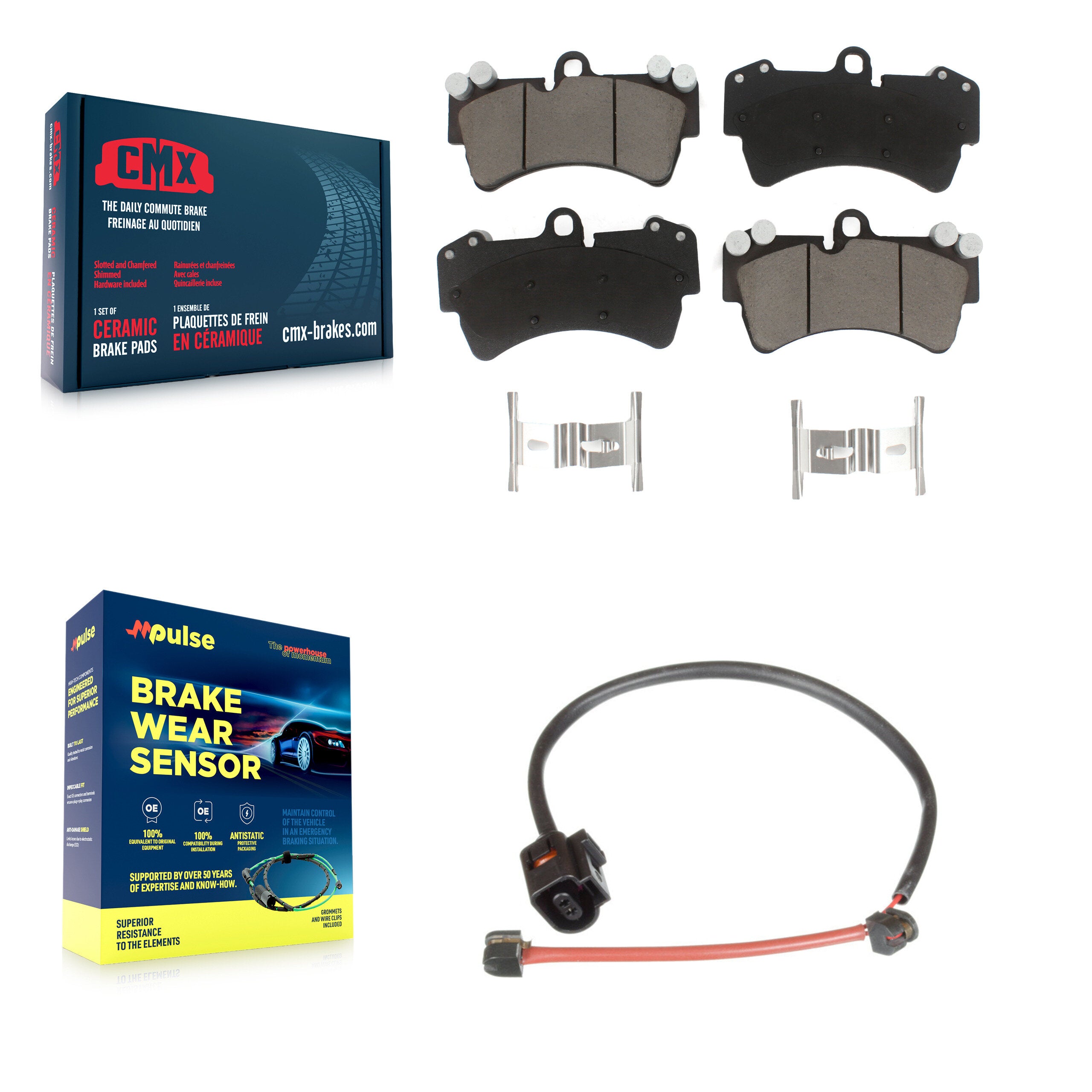 CMX KCW-100526 Disc Brake Pad for 2005-2010 Porsche Cayenne - Front product image