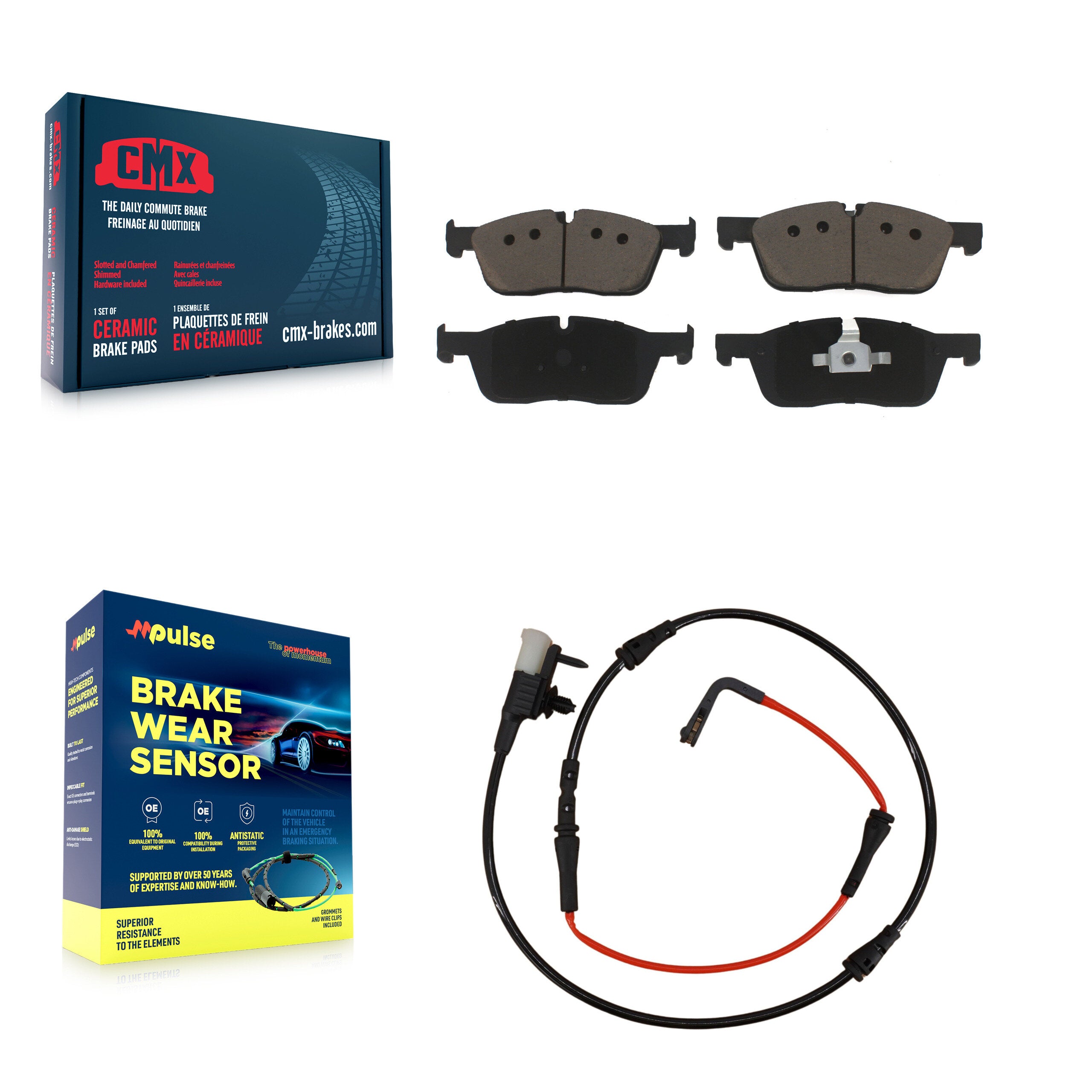 CMX KCW-100534 Disc Brake Pad for 2018-2020 Jaguar XE - Front product image