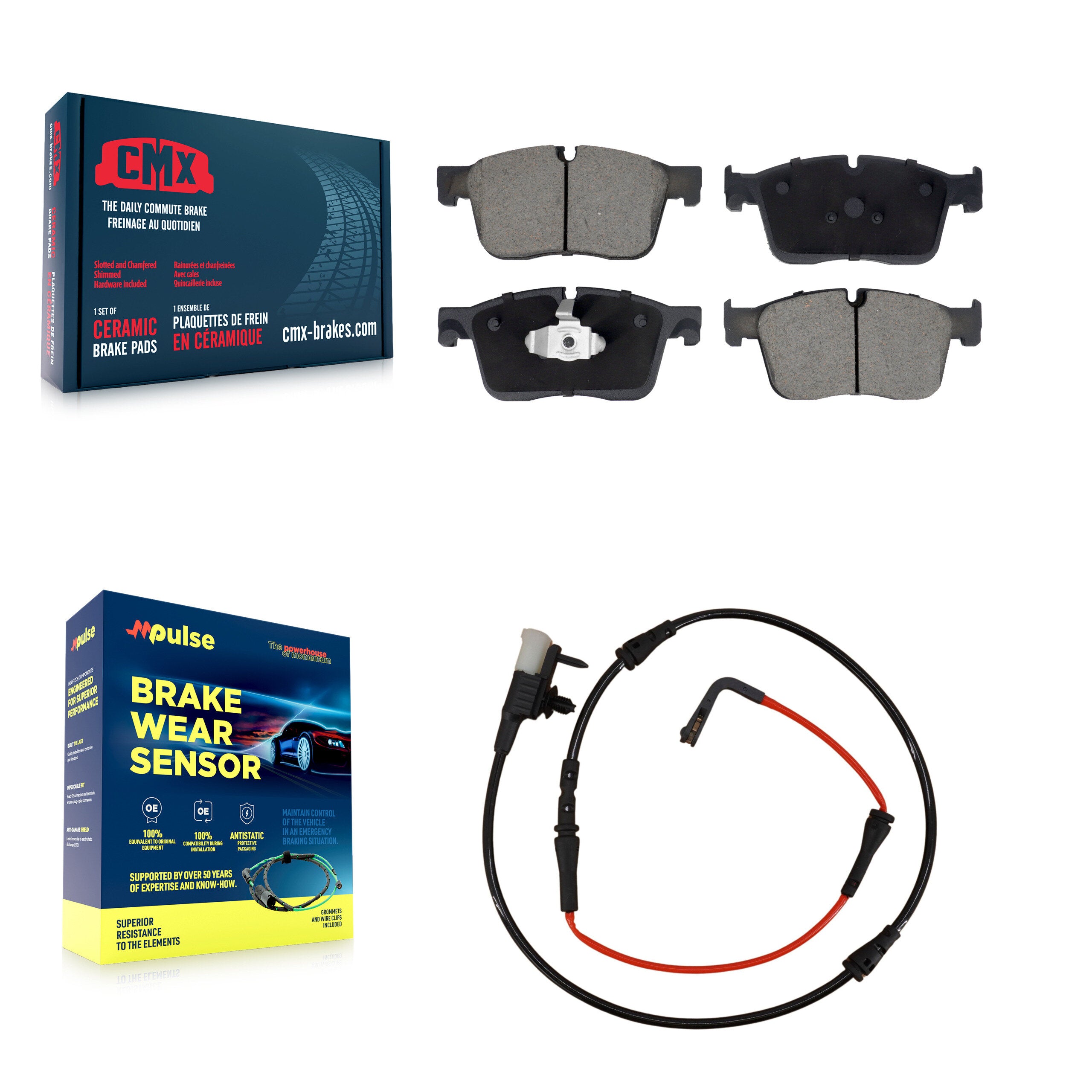 CMX KCW-100536 Disc Brake Pad for 2018-2020 Jaguar XE - Front product image