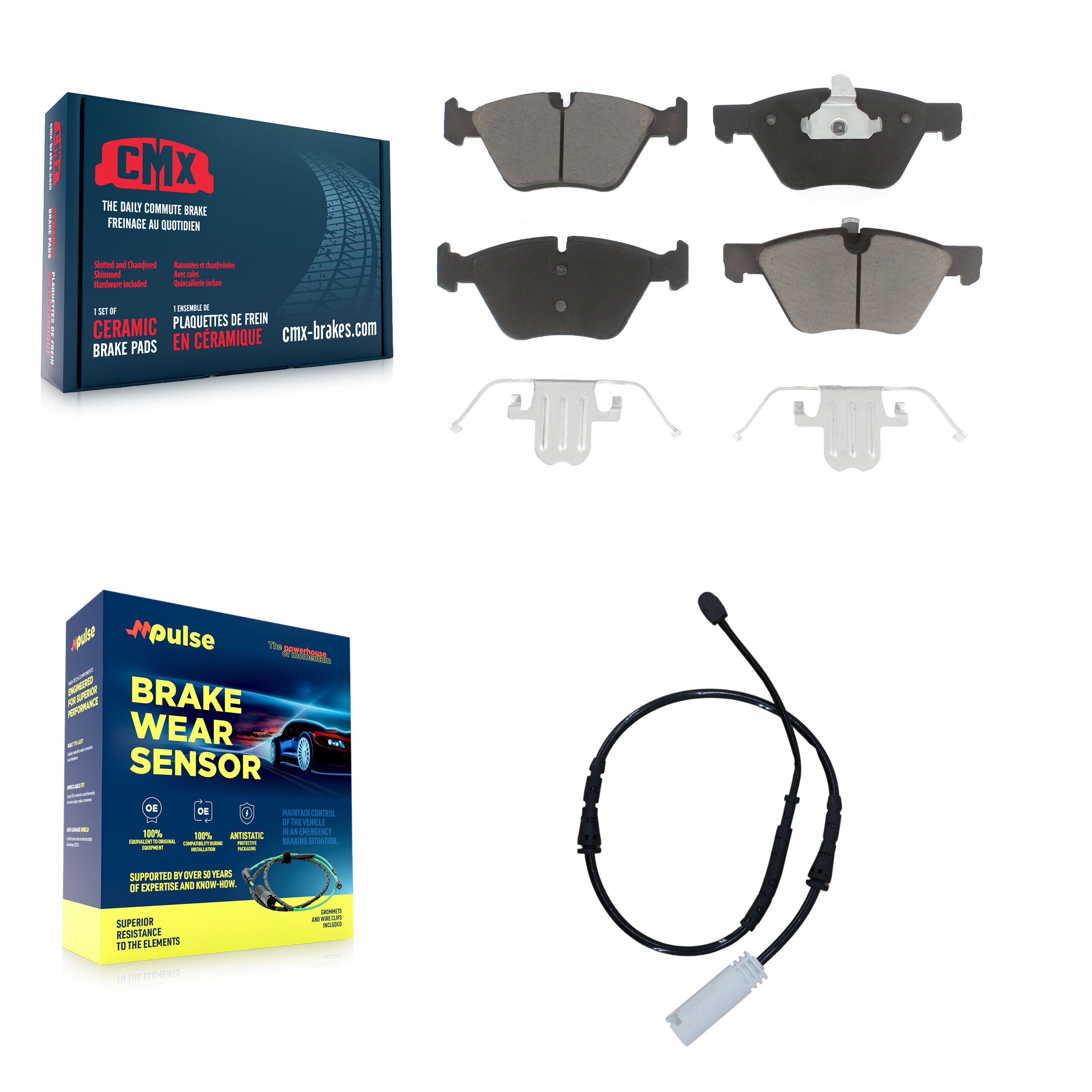 CMX KCW-100548 Disc Brake Pad for 2010-2013 BMW 128i - Front product image