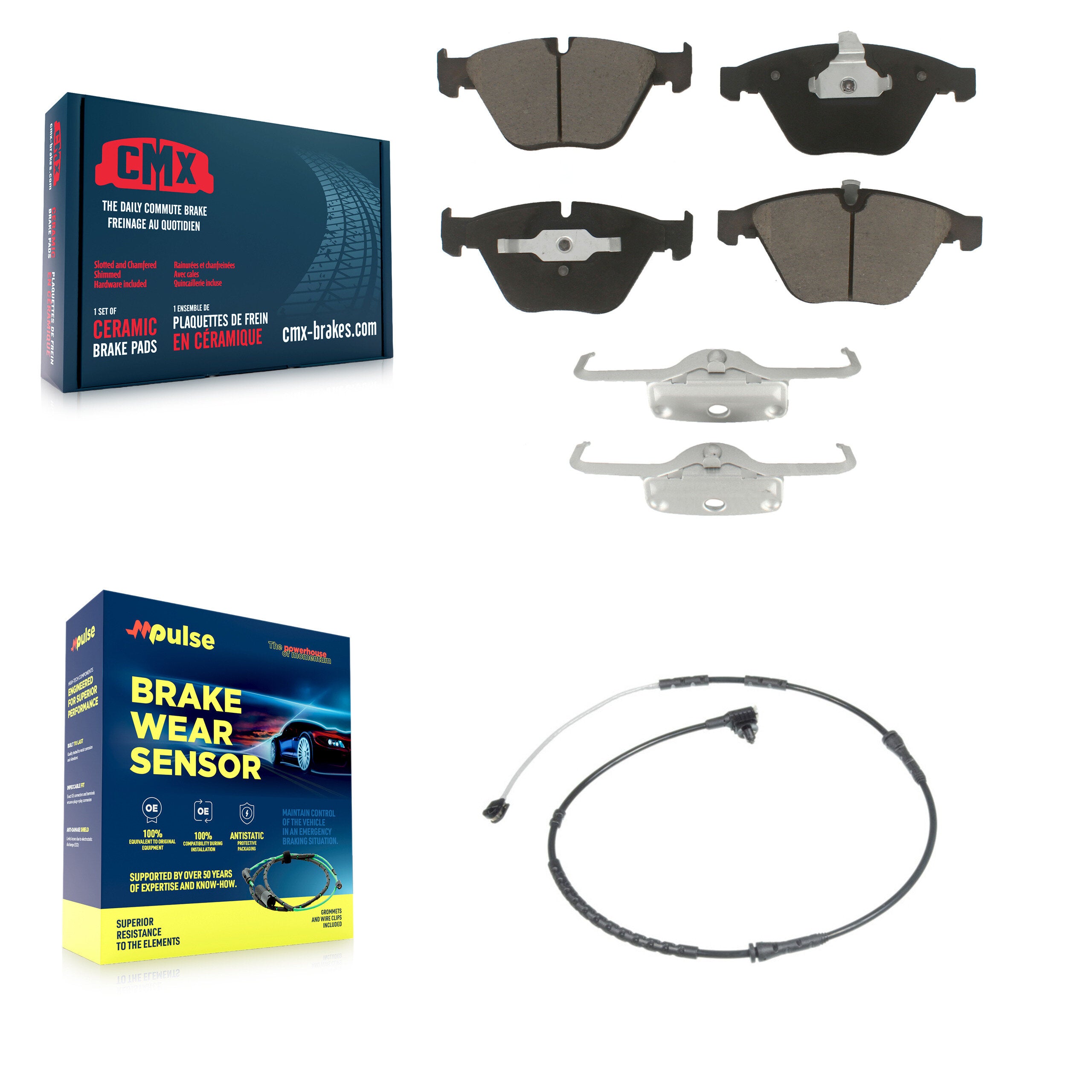 CMX KCW-100551 Disc Brake Pad for 2011-2014 BMW Z4 - Front product image