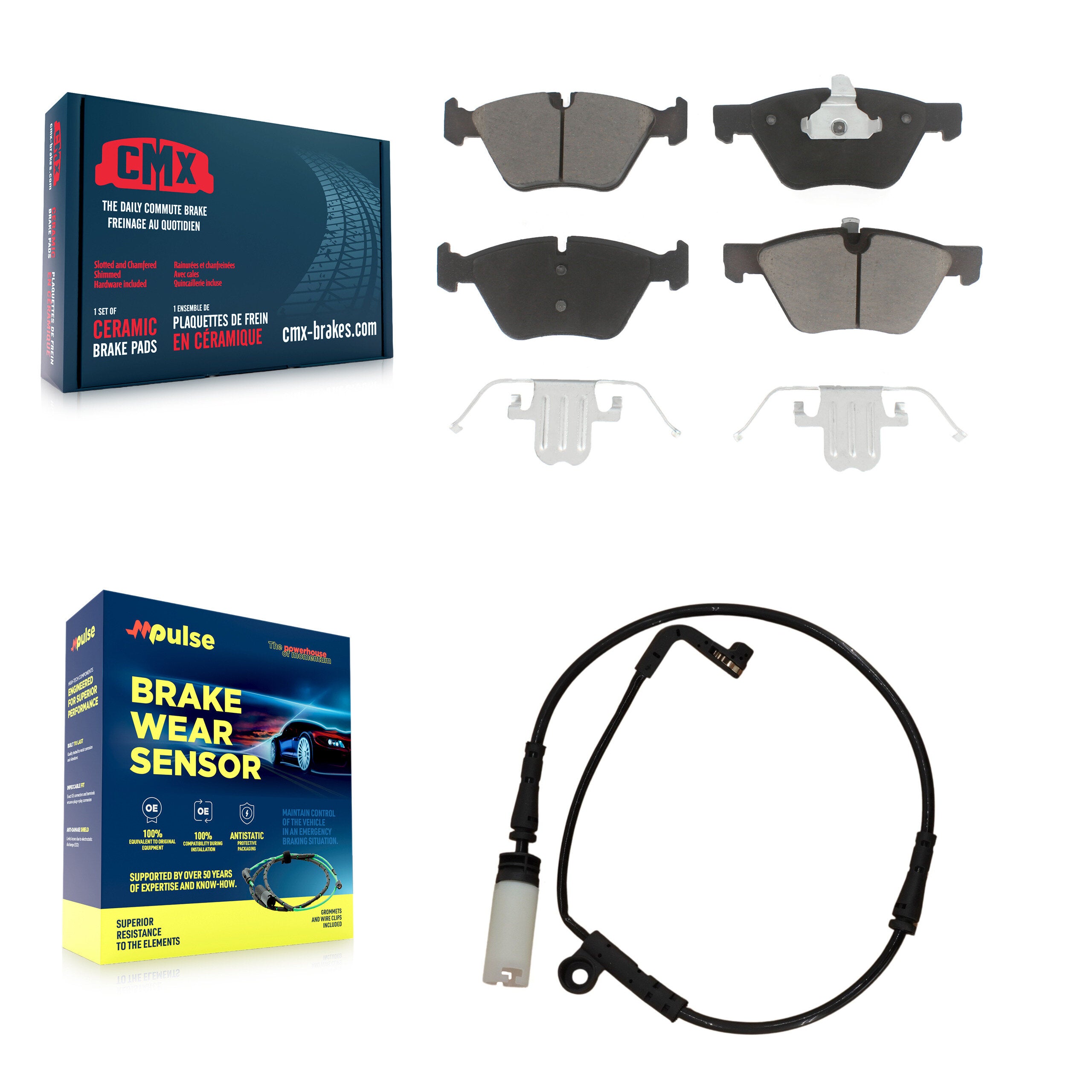 CMX KCW-100554 Disc Brake Pad for 2006-2007 BMW 525i - Front product image