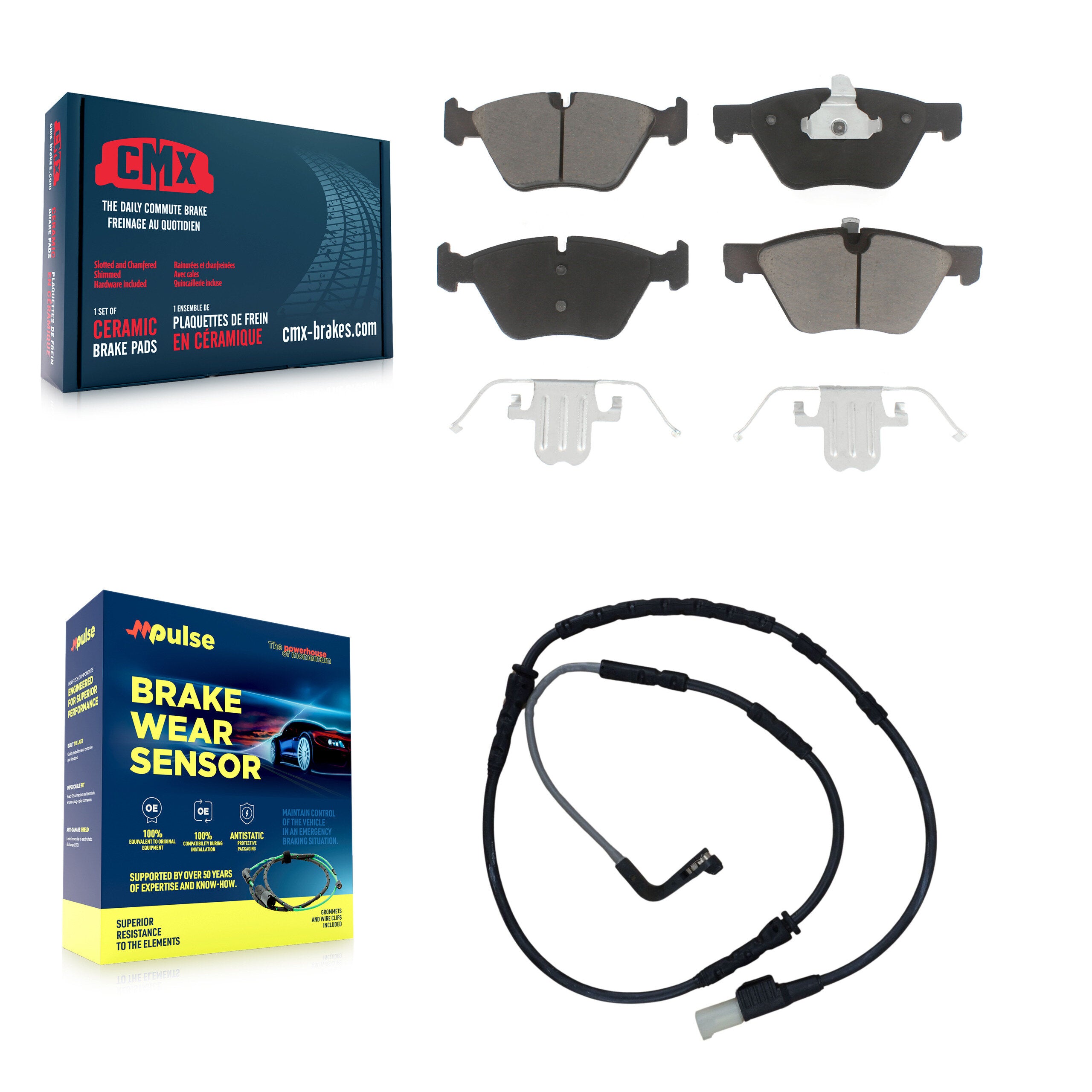 CMX KCW-100558 Disc Brake Pad for 2009-2010 BMW Z4 - Front product image