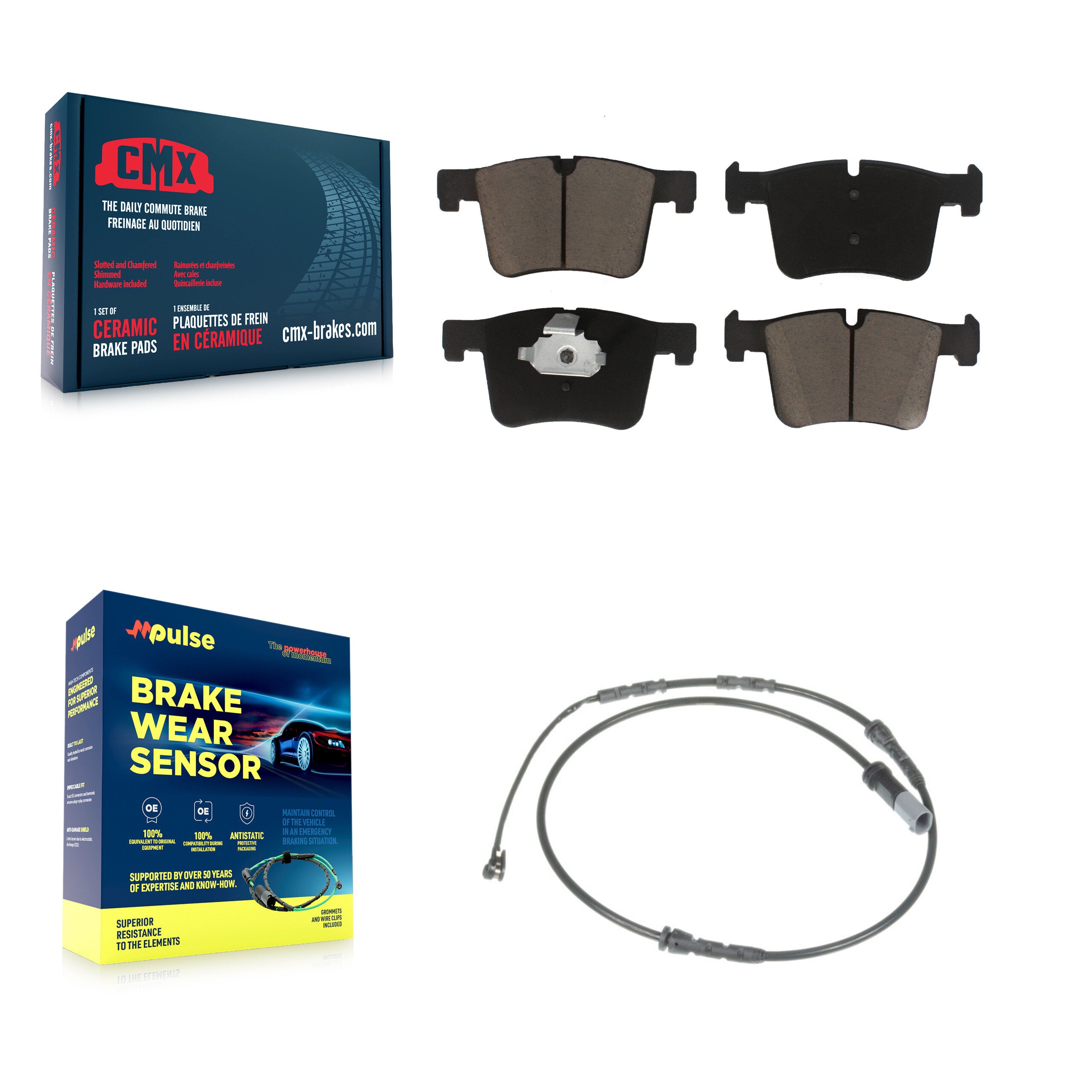 CMX KCW-100559 Disc Brake Pad for 2011-2018 BMW X4, BMW X3 - Front product image