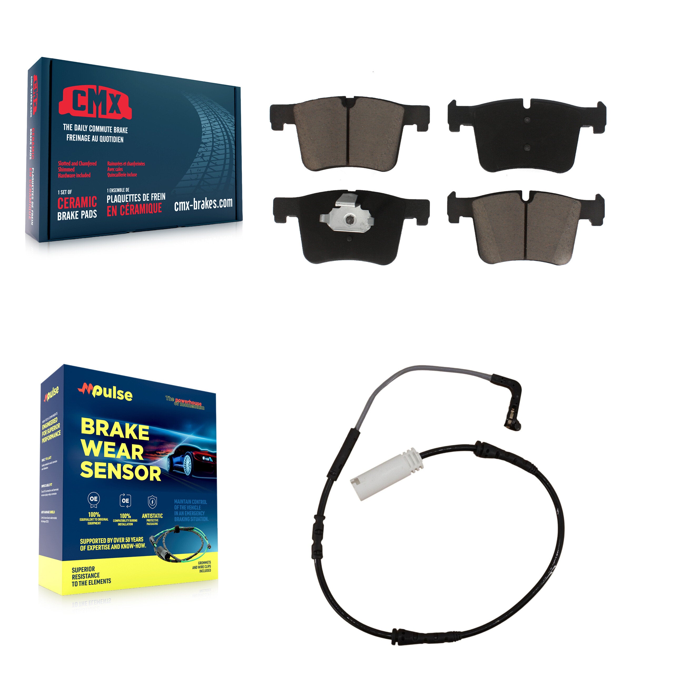 CMX KCW-100560 Disc Brake Pad for 2012 BMW 328i - Front product image
