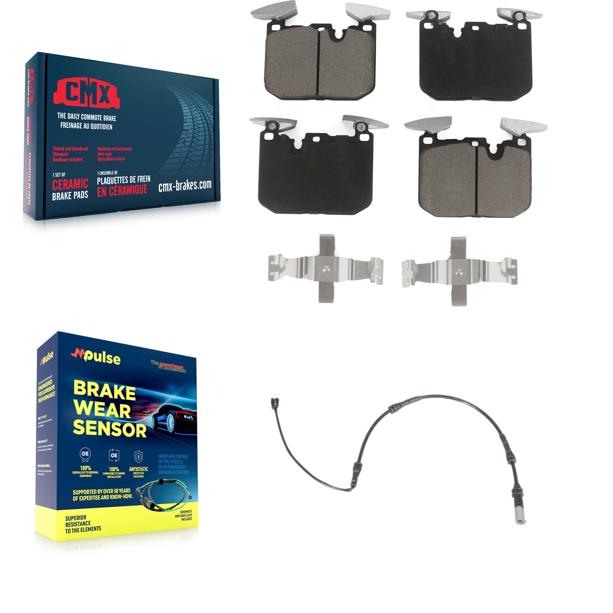 CMX KCW-100562 Disc Brake Pad for 2012-2021 BMW M2, BMW 430i, BMW 440i & more - Front product image