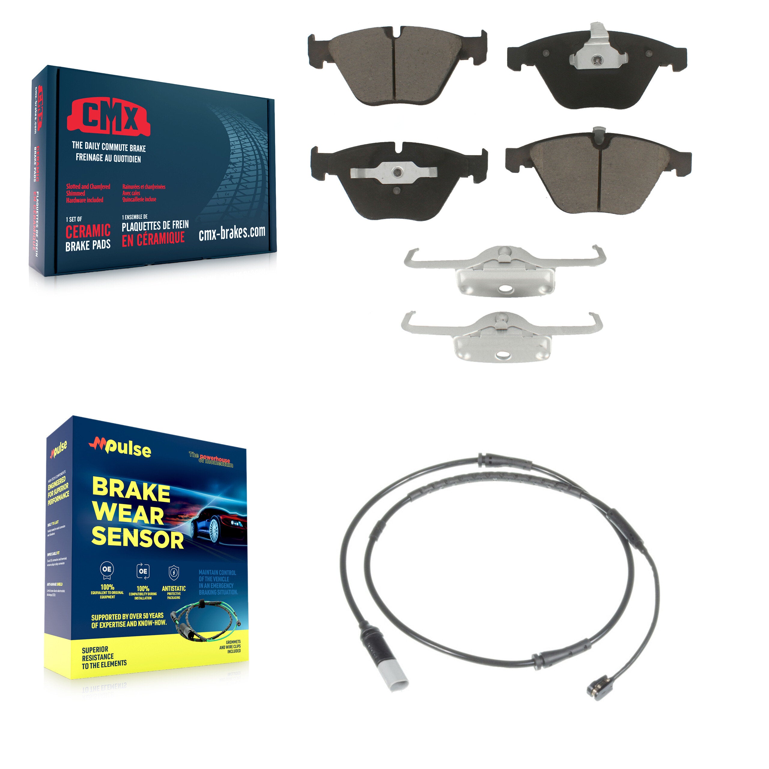 CMX KCW-100573 Disc Brake Pad for 2010 BMW 535i - Front product image