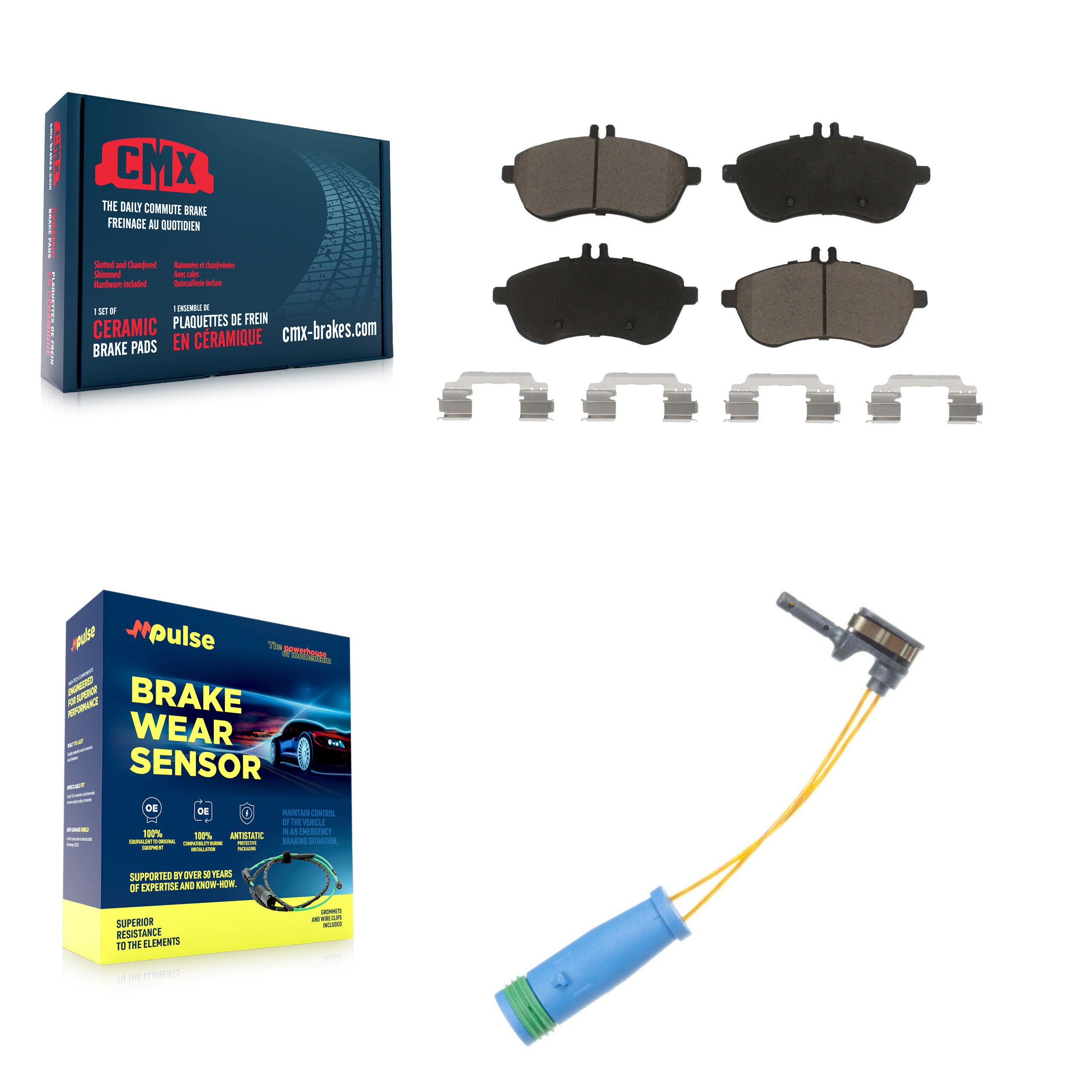 CMX KCW-100577 Disc Brake Pad for 2012 Mercedes-Benz C250 - Front product image