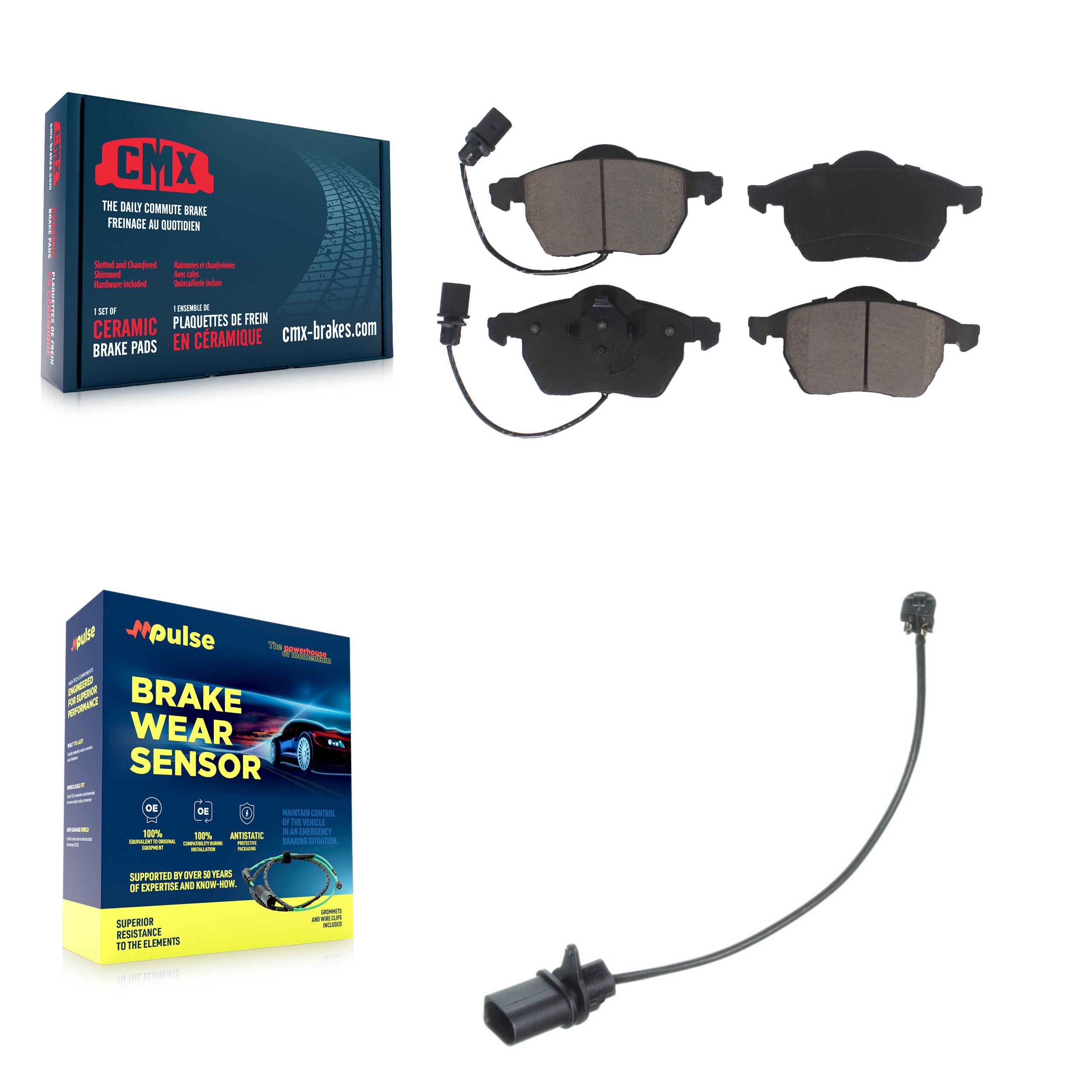 CMX KCW-100580 Disc Brake Pad for 2001-2005 Volkswagen Passat - Front product image