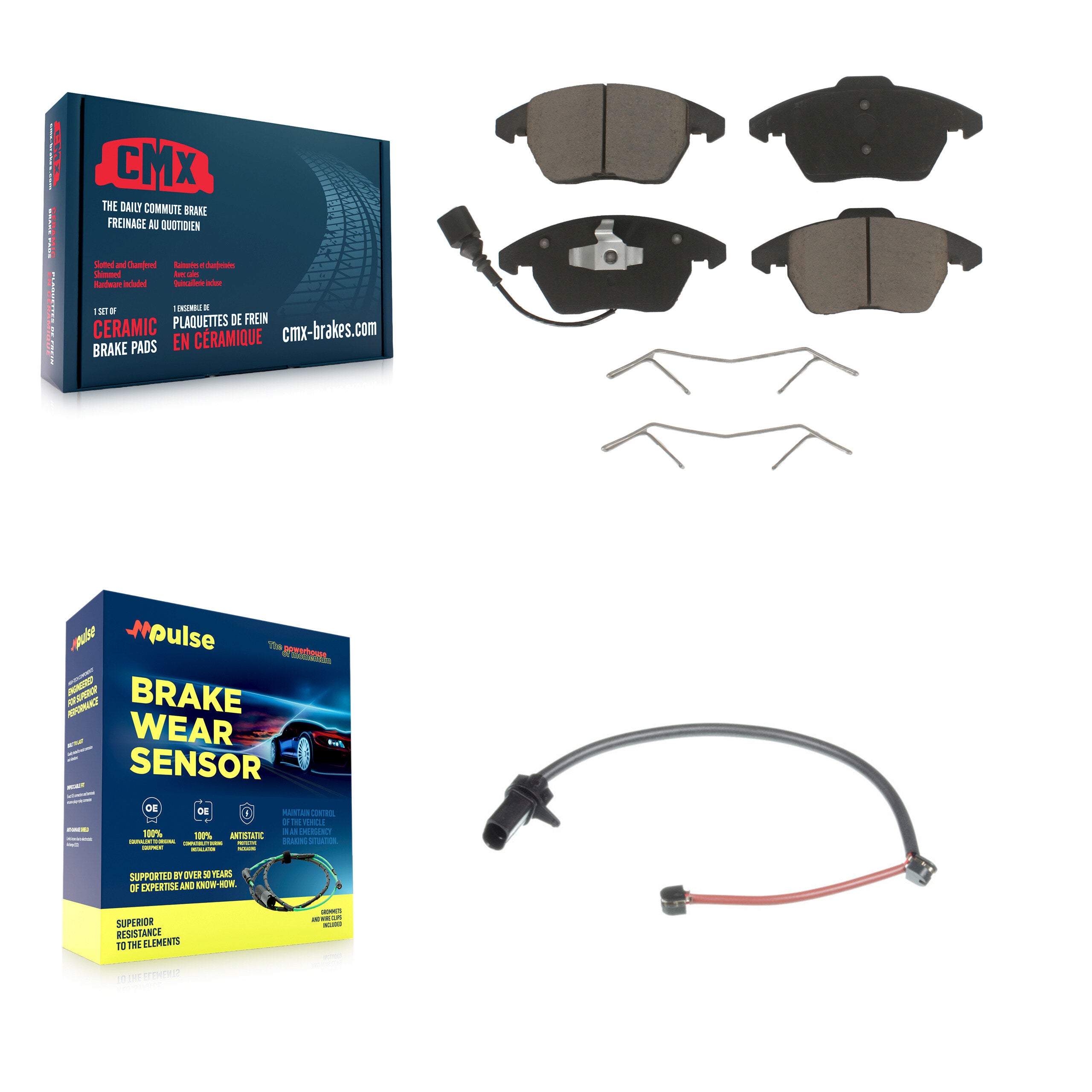 CMX KCW-100584 Disc Brake Pad for 2011 Audi R8 - Front product image