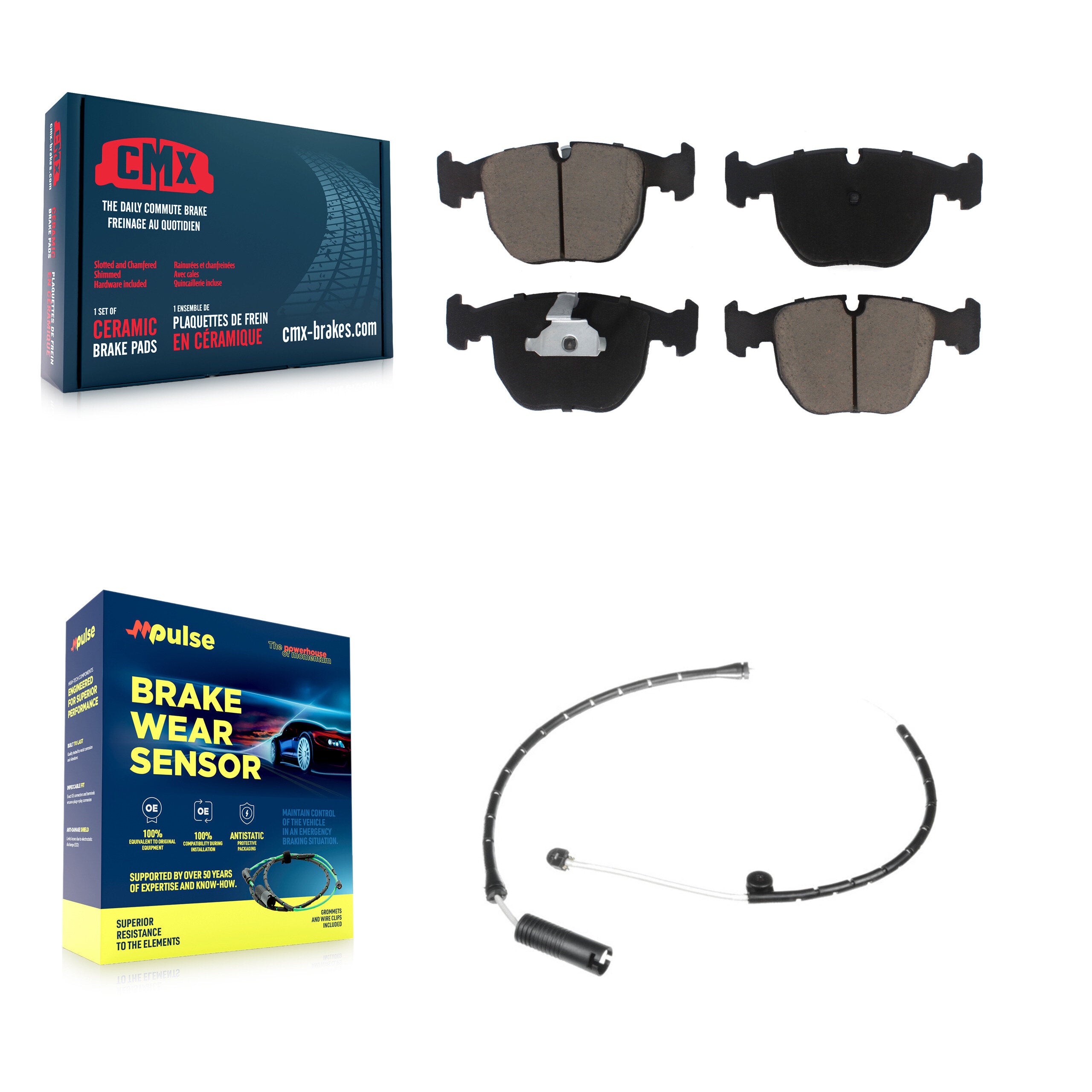 CMX KCW-100588 Disc Brake Pad for 2000-2006 BMW X5 - Front product image