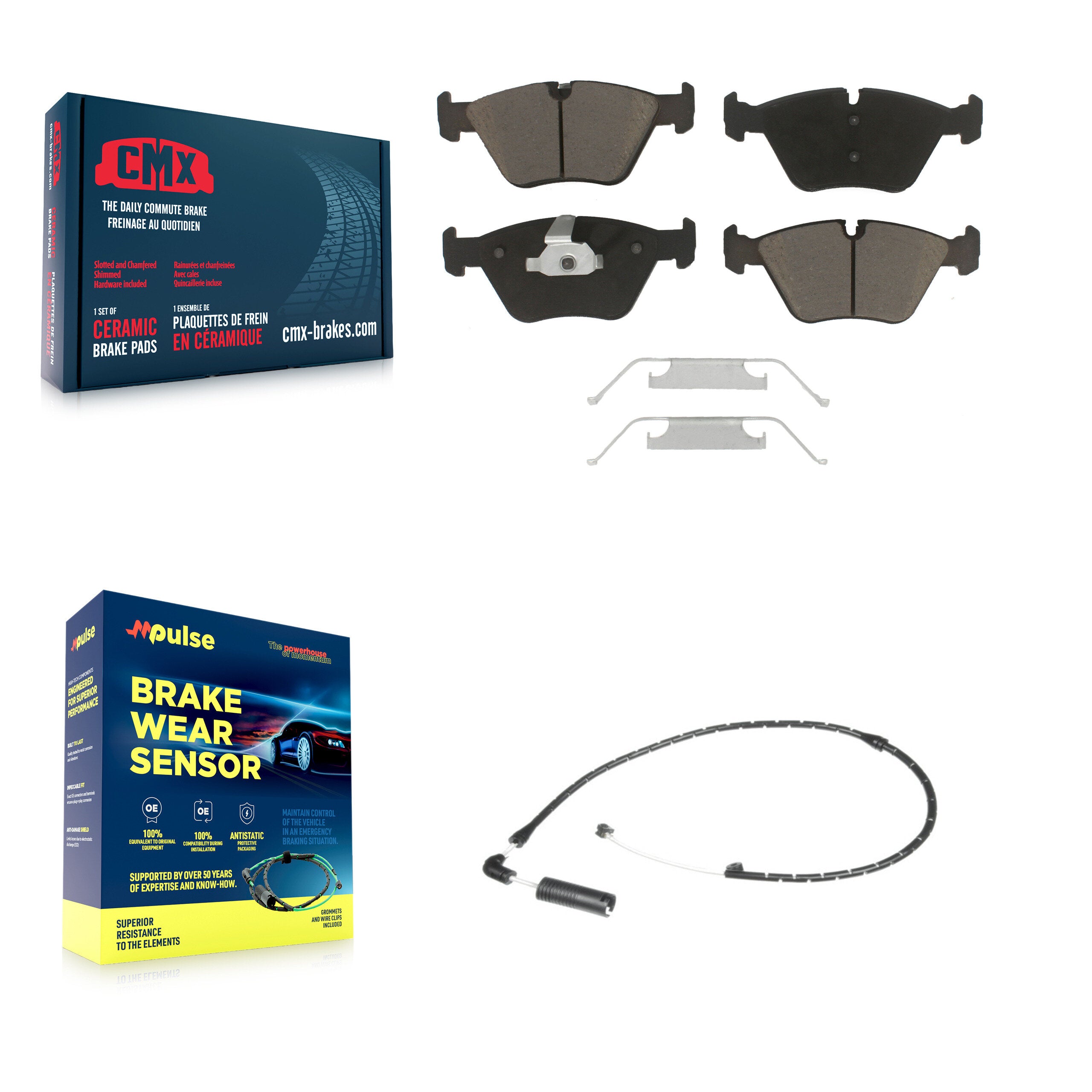 CMX KCW-100593 Disc Brake Pad for 2004-2010 BMW X3 - Front product image