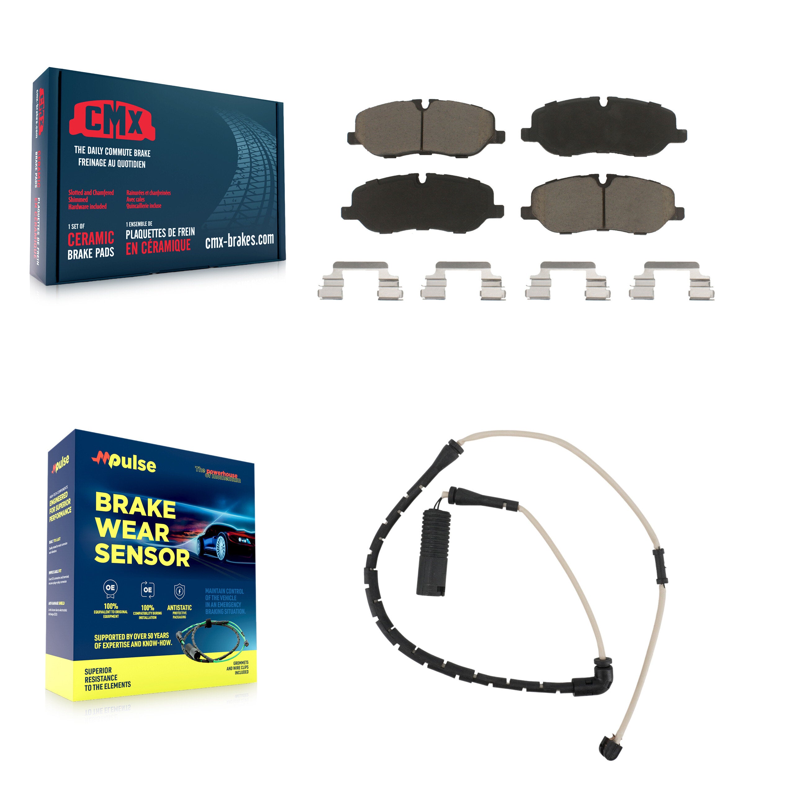 CMX KCW-100597 Disc Brake Pad for 2006-2009 Land Rover Range Rover - Front product image