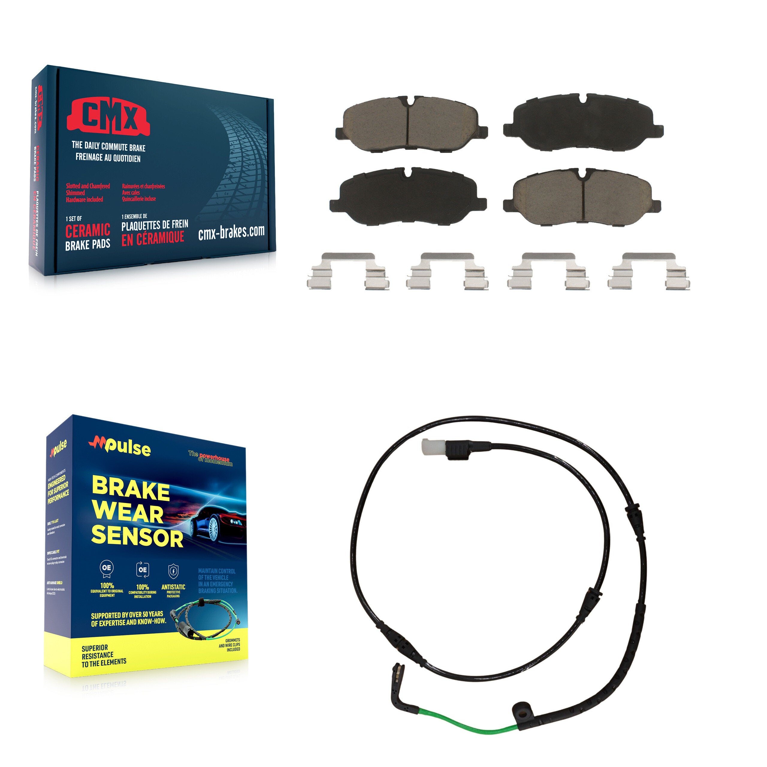 CMX KCW-100602 Disc Brake Pad for 2005-2009 Land Rover LR3 - Front product image