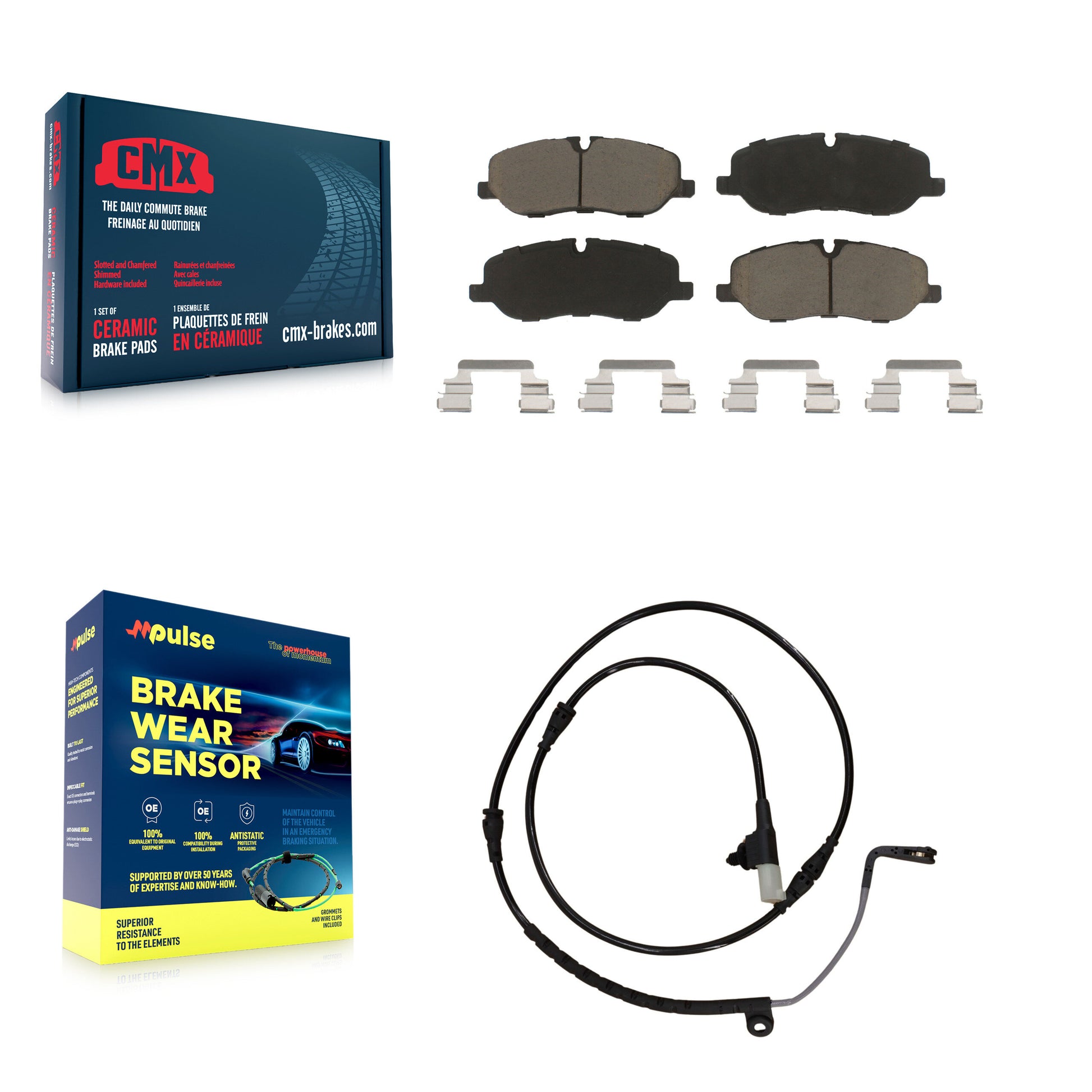 CMX KCW-100603 Disc Brake Pad for 2006-2008 Land Rover Range Rover Sport - Front product image