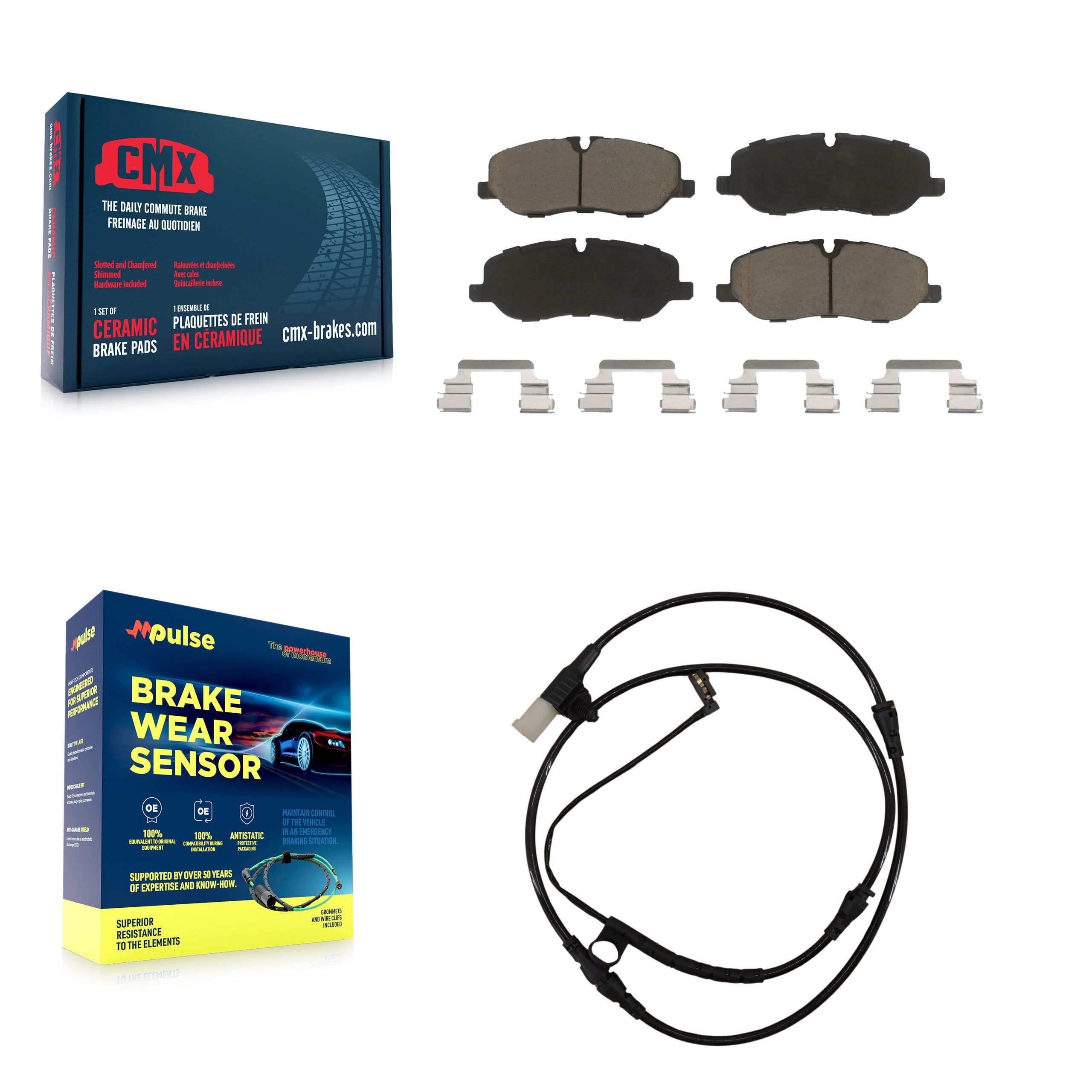 CMX KCW-100604 Disc Brake Pad for 2007-2009 Land Rover Range Rover Sport - Front product image