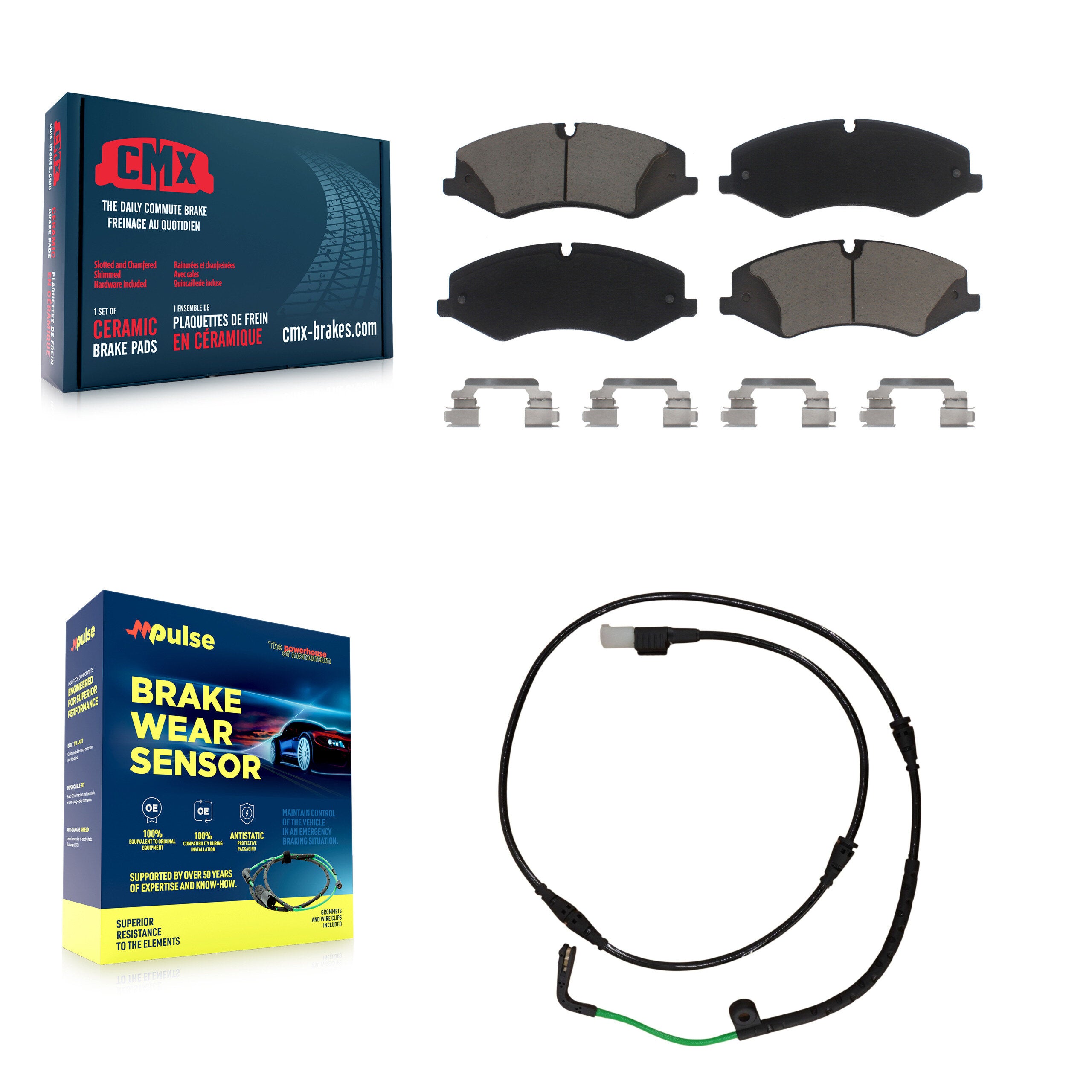 CMX KCW-100605 Disc Brake Pad for 2010-2015 Land Rover LR4 - Front product image