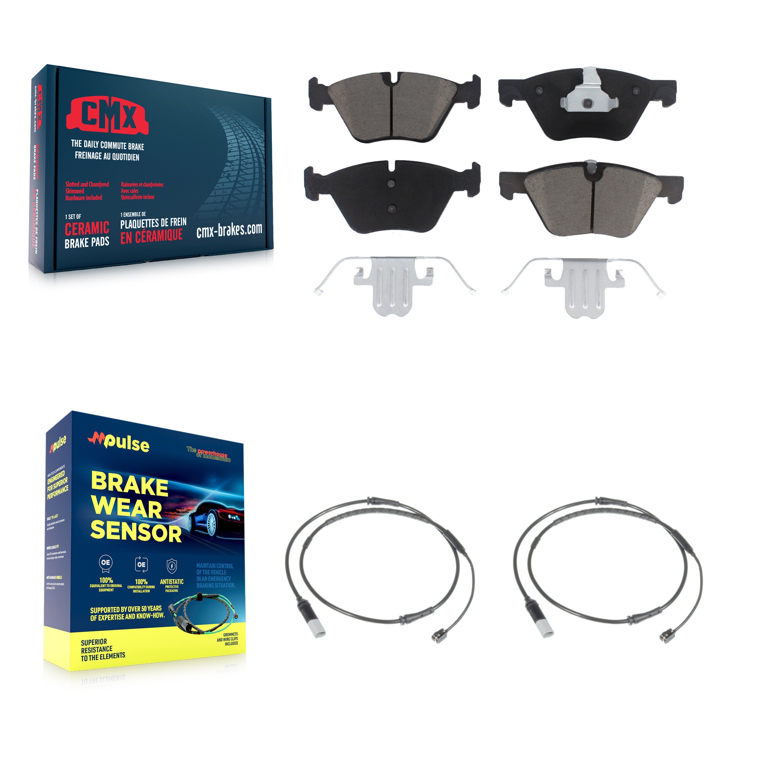 CMX KCW-100606 Disc Brake Pad for 2011-2016 BMW 528i - Front product image