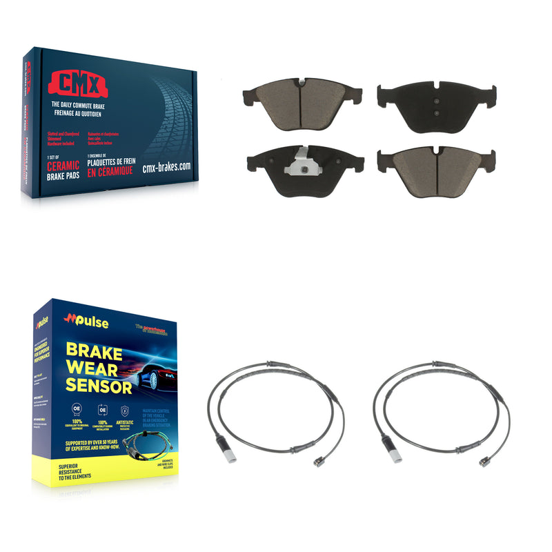 CMX KCW-100607 Disc Brake Pad for 2011-2019 BMW 640i, BMW 640i Gran Coupe, BMW 640i xDrive & more - Front product image