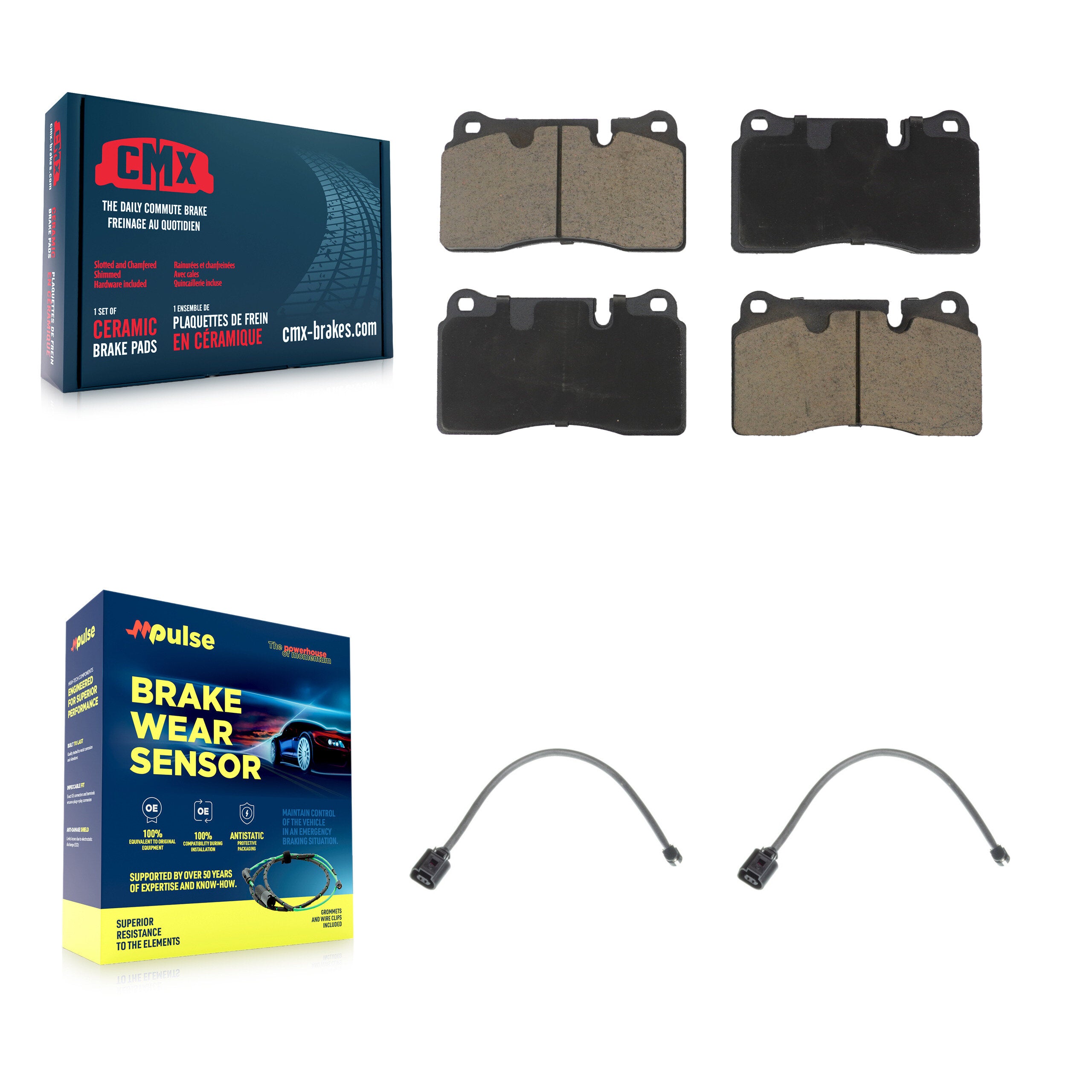 CMX KCW-100631 Disc Brake Pad for 2013-2017 Volkswagen Touareg - Front product image