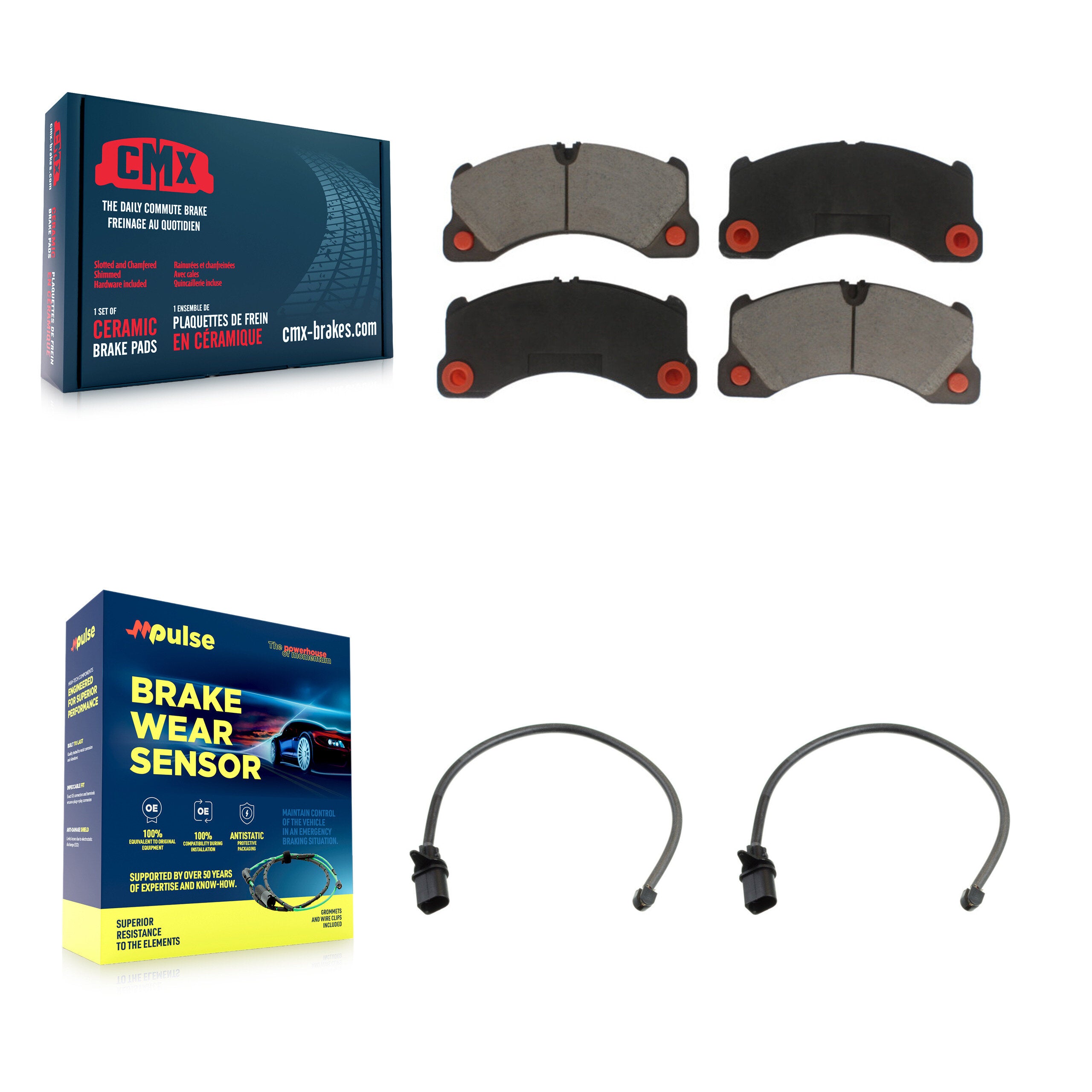 CMX KCW-100636 Disc Brake Pad for 2015-2018 Porsche Macan - Front product image