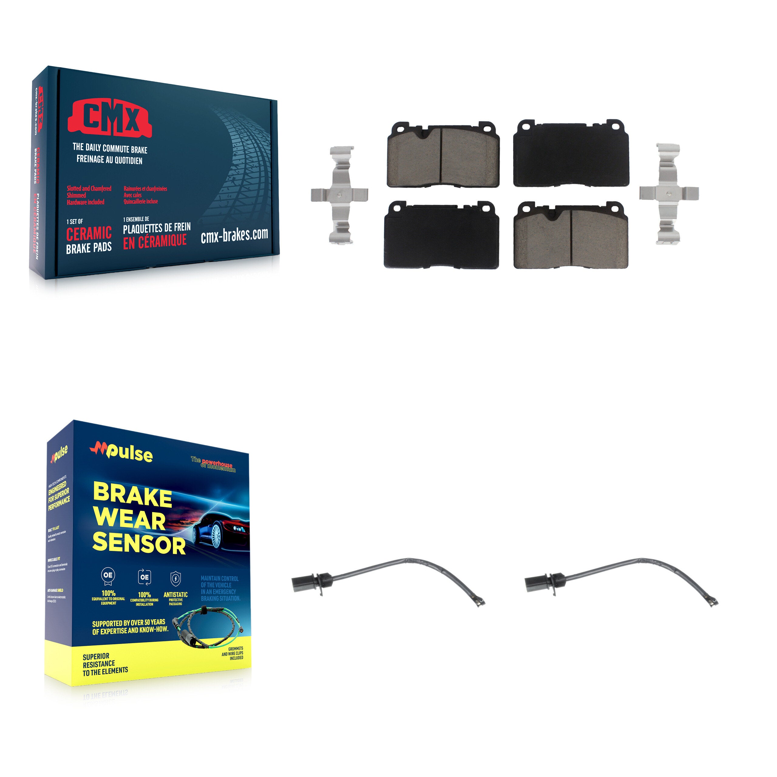 CMX KCW-100640 Disc Brake Pad for 2014-2017 Audi Q5 - Front product image