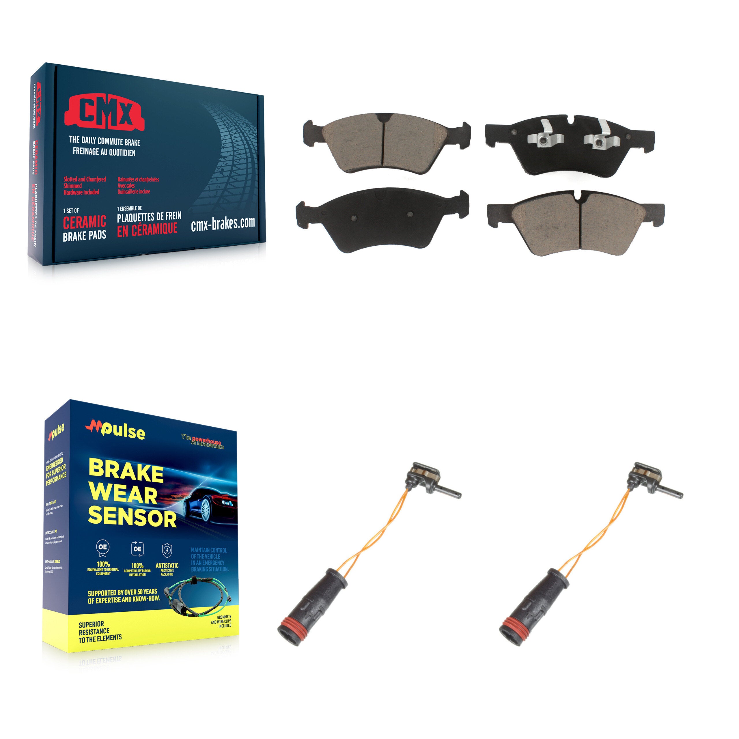CMX KCW-100645 Disc Brake Pad for 2006-2009 Mercedes-Benz E350 - Front product image