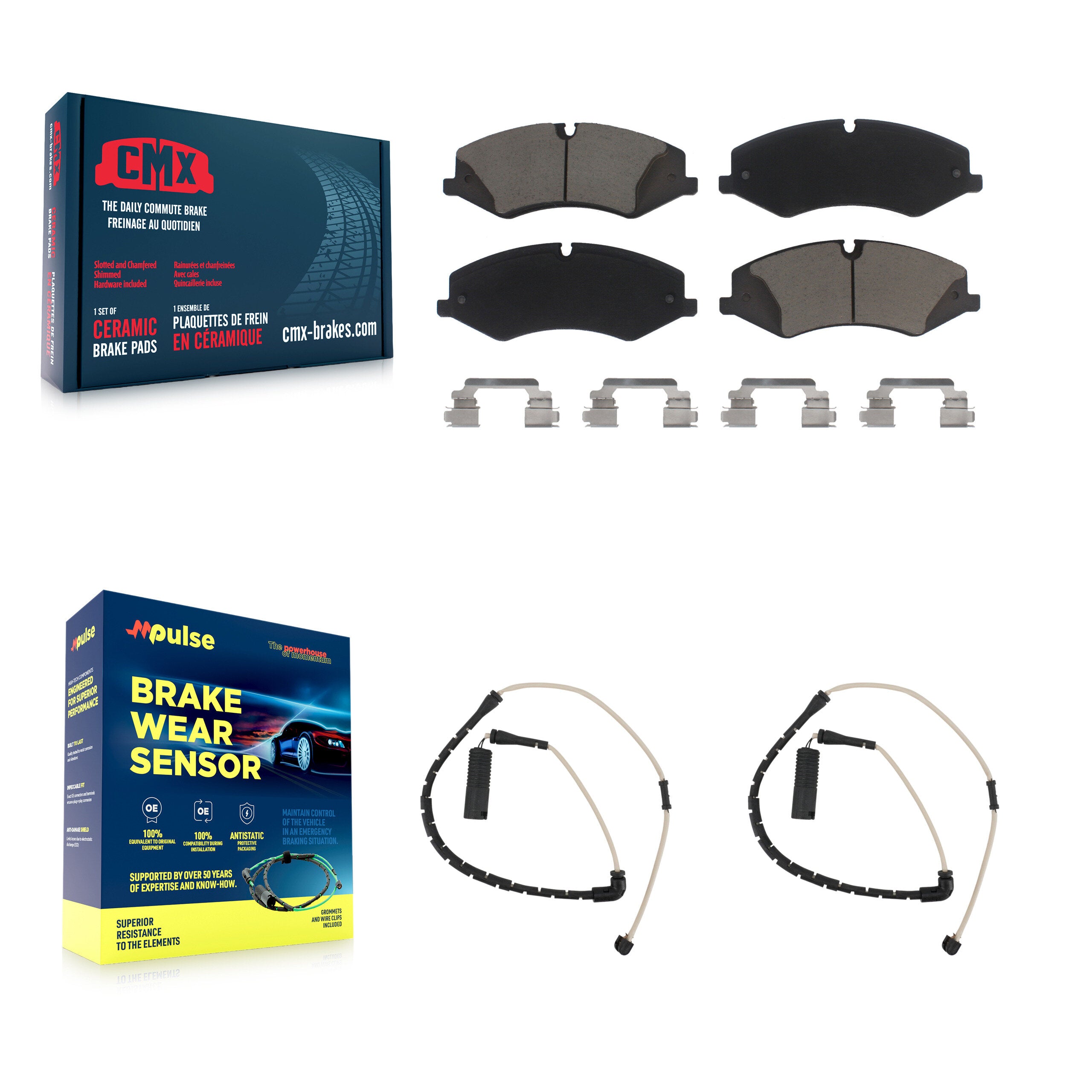 CMX KCW-100650 Disc Brake Pad for 2010-2012 Land Rover Range Rover - Front product image