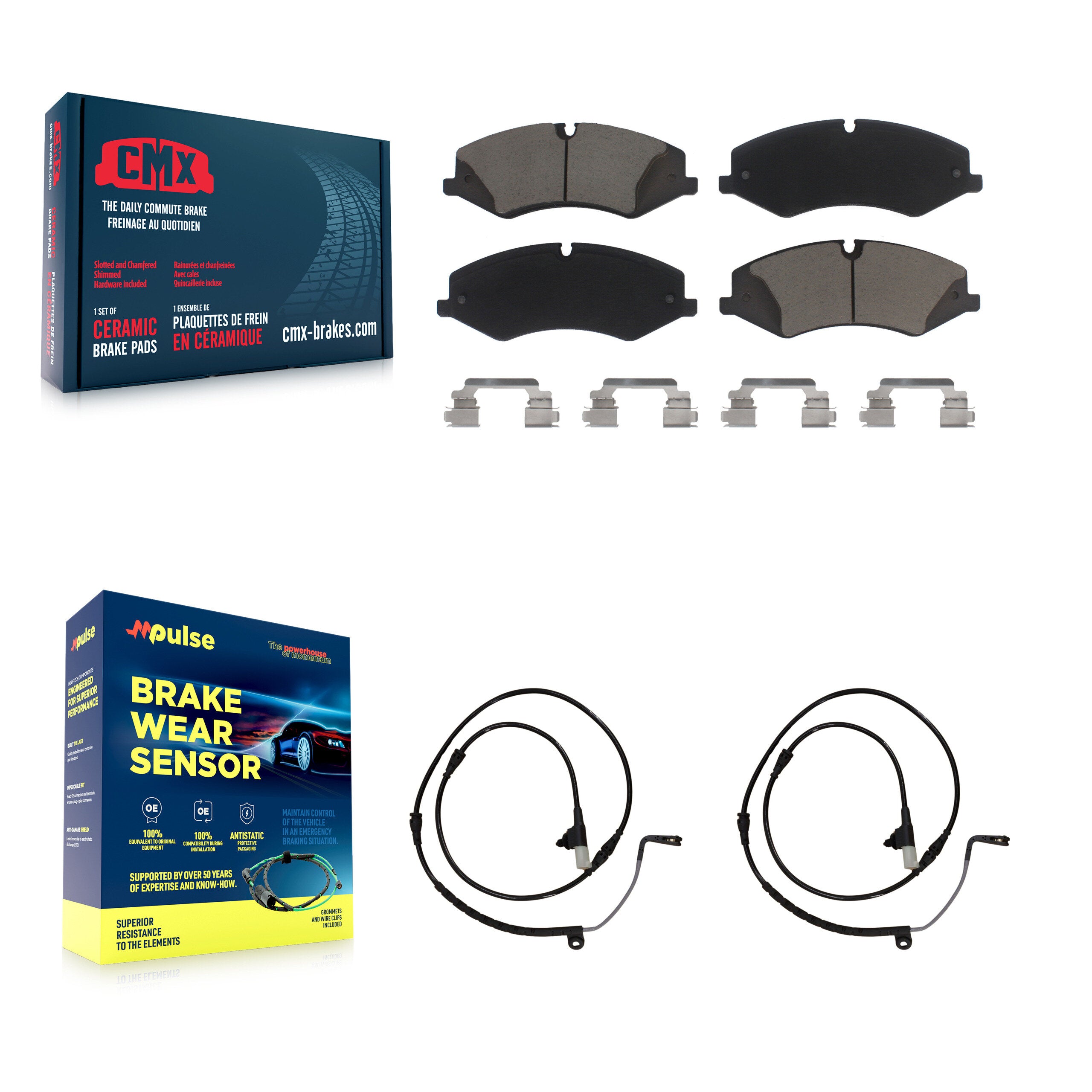 CMX KCW-100652 Disc Brake Pad for 2010-2013 Land Rover Range Rover Sport - Front product image