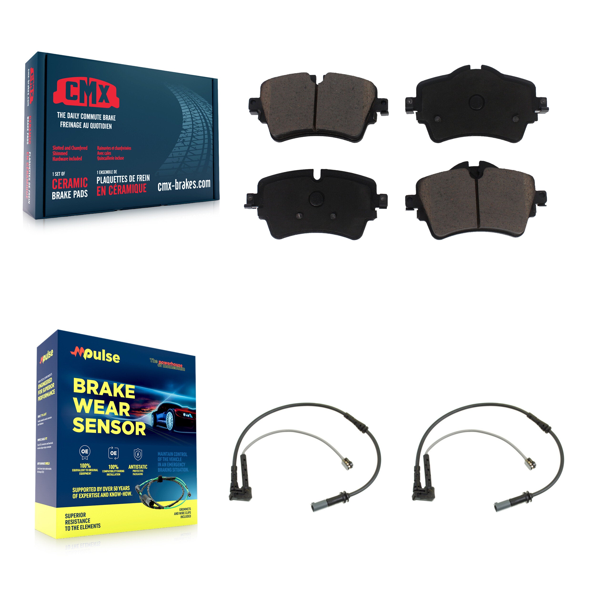 CMX KCW-100662 Disc Brake Pad for 2016-2019 Mini Cooper Clubman - Front product image