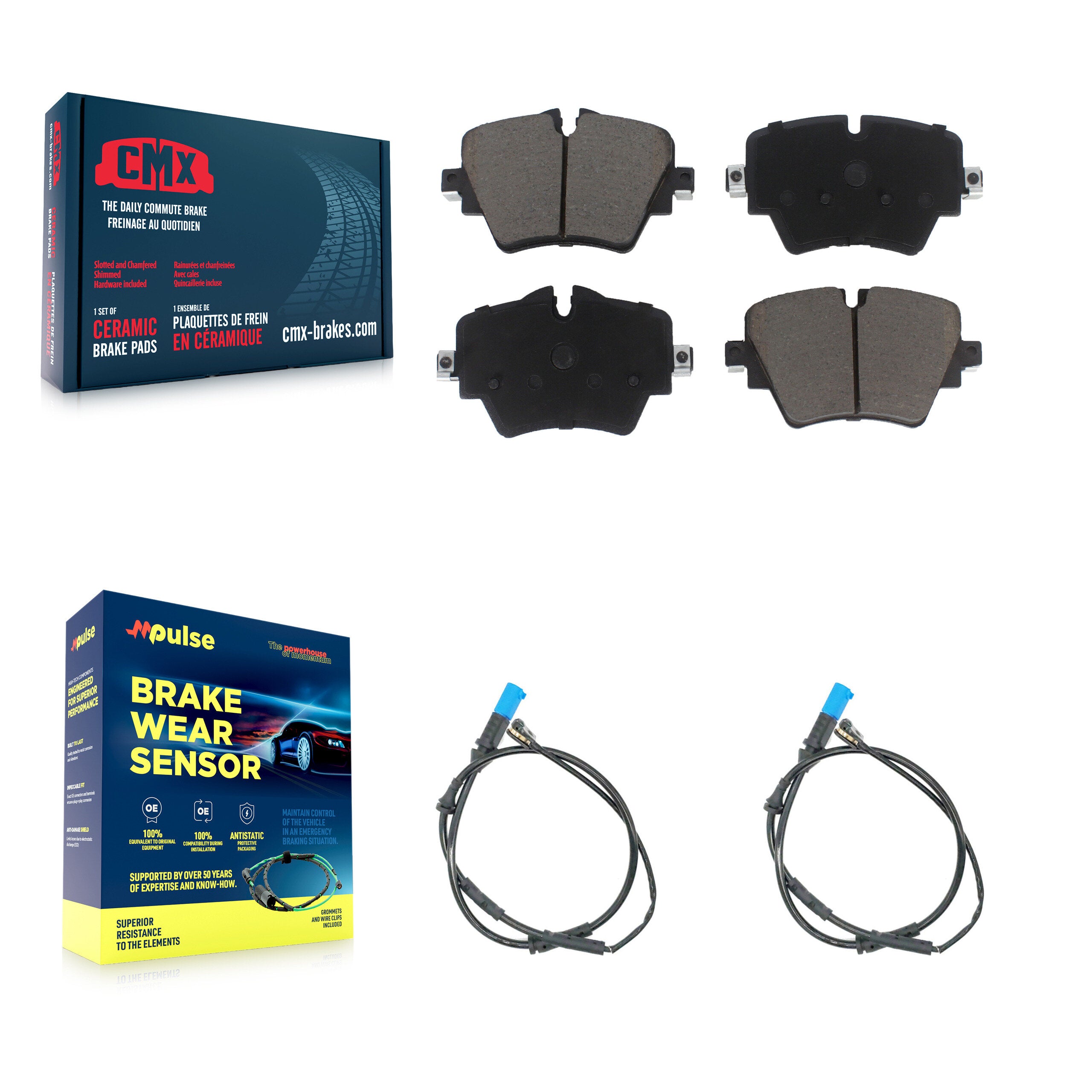 CMX KCW-100663 Disc Brake Pad for 2018-2021 BMW X3, BMW X4 - Front product image