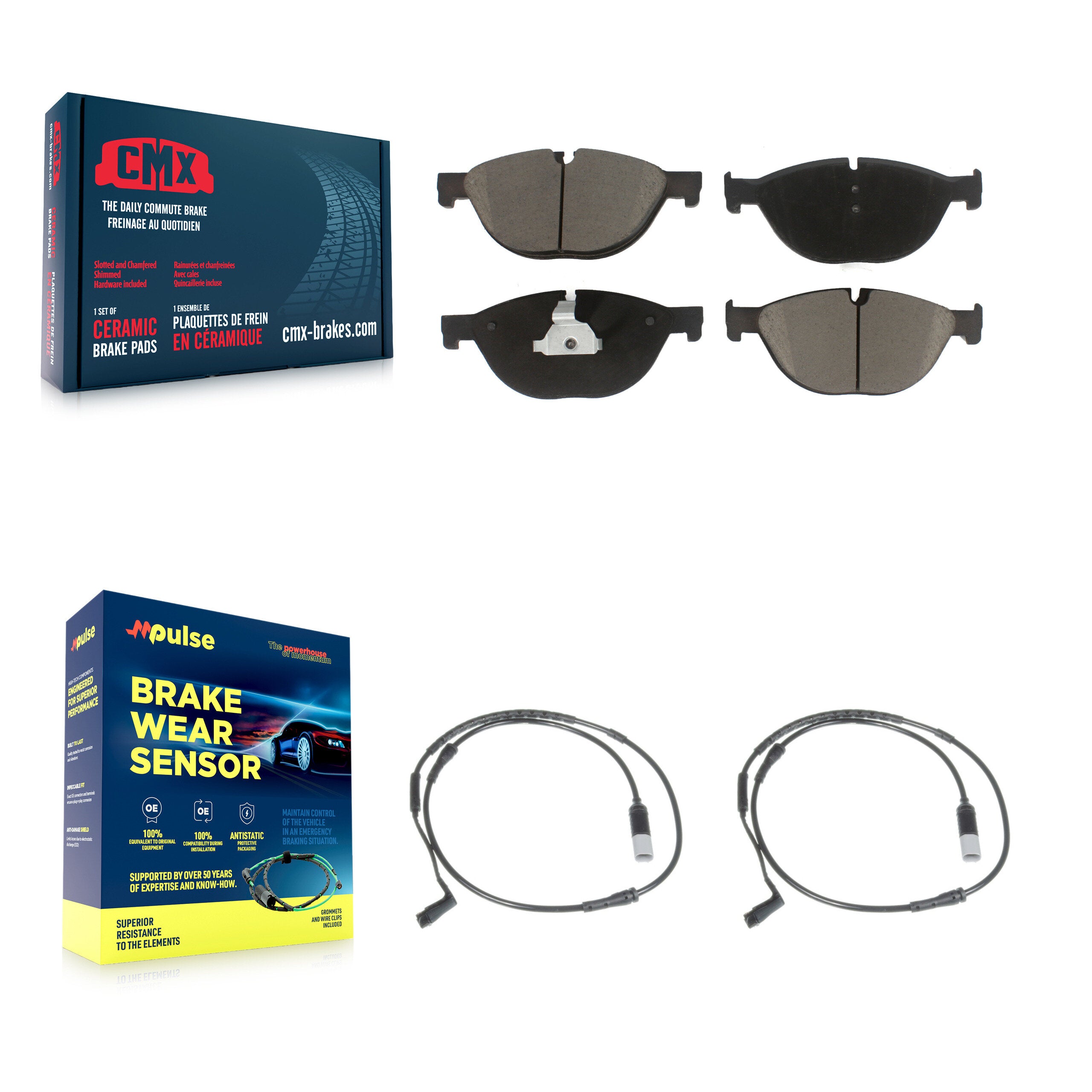 CMX KCW-100668 Disc Brake Pad for 2009 BMW 750i, BMW 750Li - Front product image