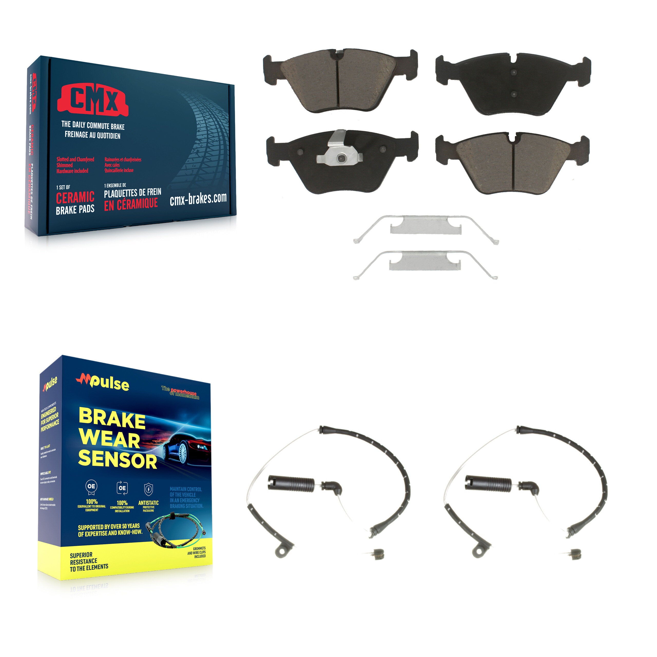 CMX KCW-100672 Disc Brake Pad for 2006-2008 BMW Z4 - Front product image
