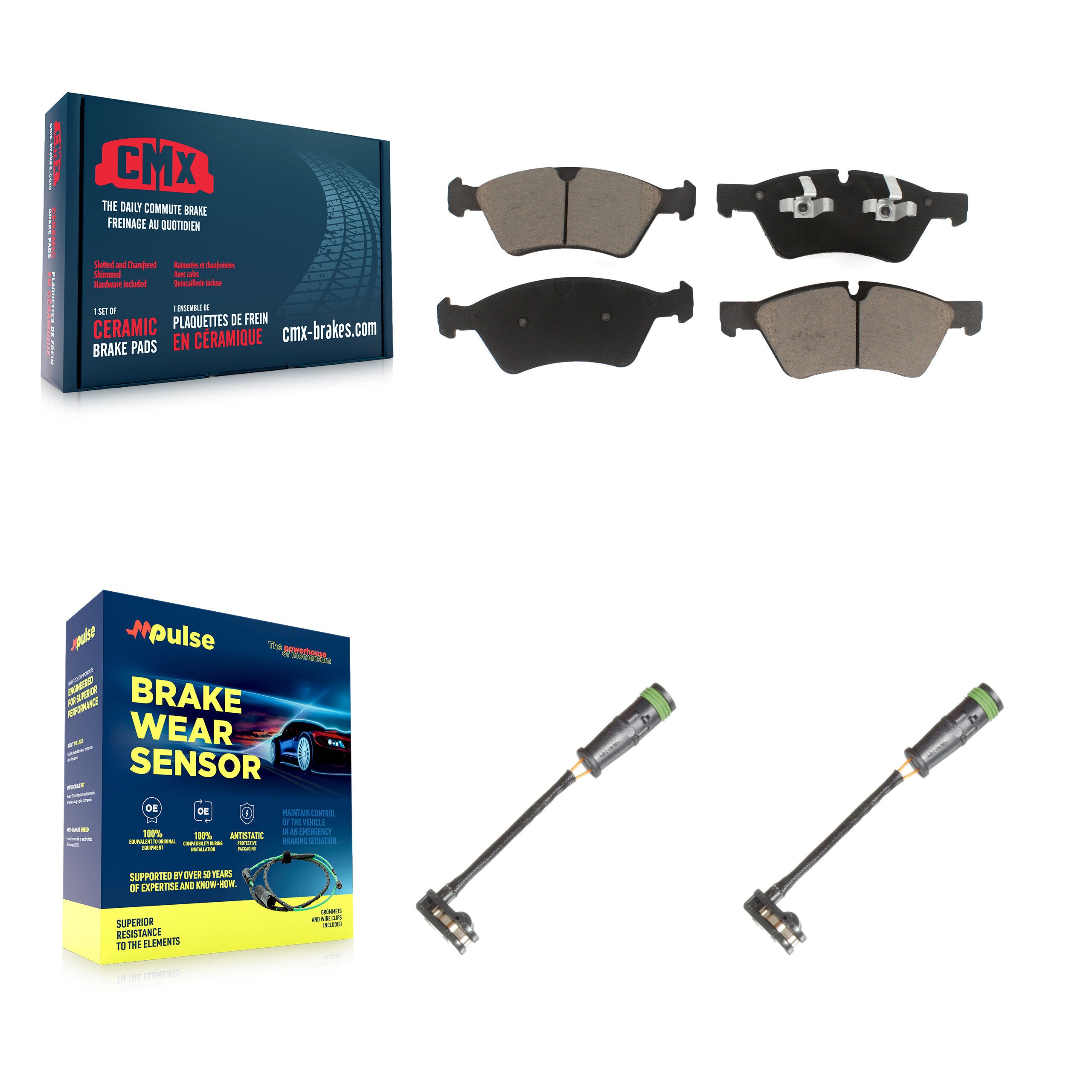 CMX KCW-100677 Disc Brake Pad for 2007-2009 Mercedes-Benz E550 - Front product image